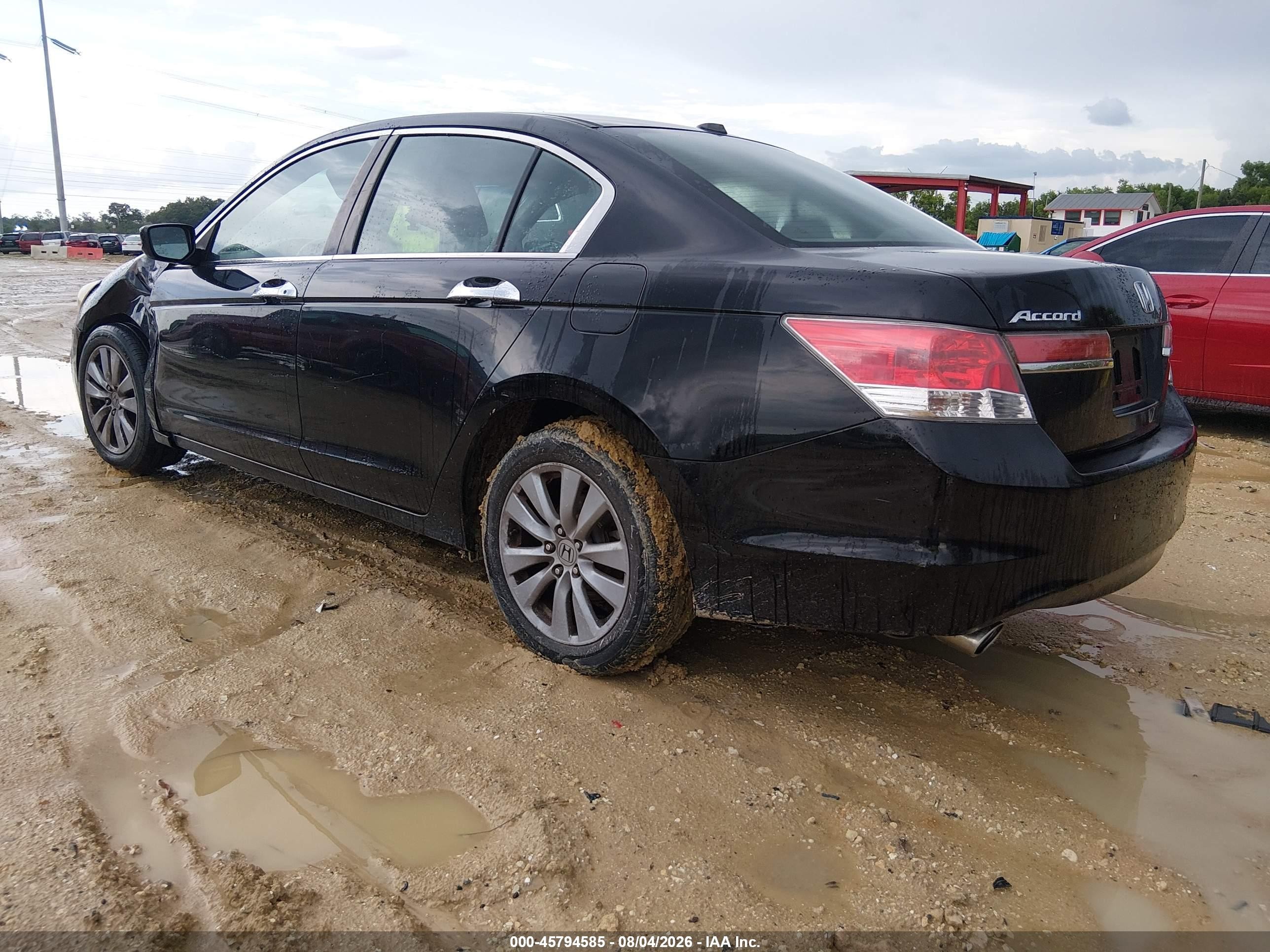 2011 Honda Accord 3.5 Ex-l Black vin: 1HGCP3F81BA003625
