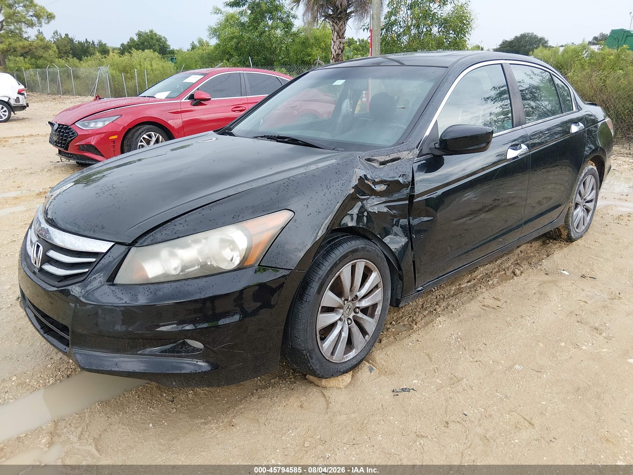 2011 Honda Accord 3.5 Ex-l Black vin: 1HGCP3F81BA003625