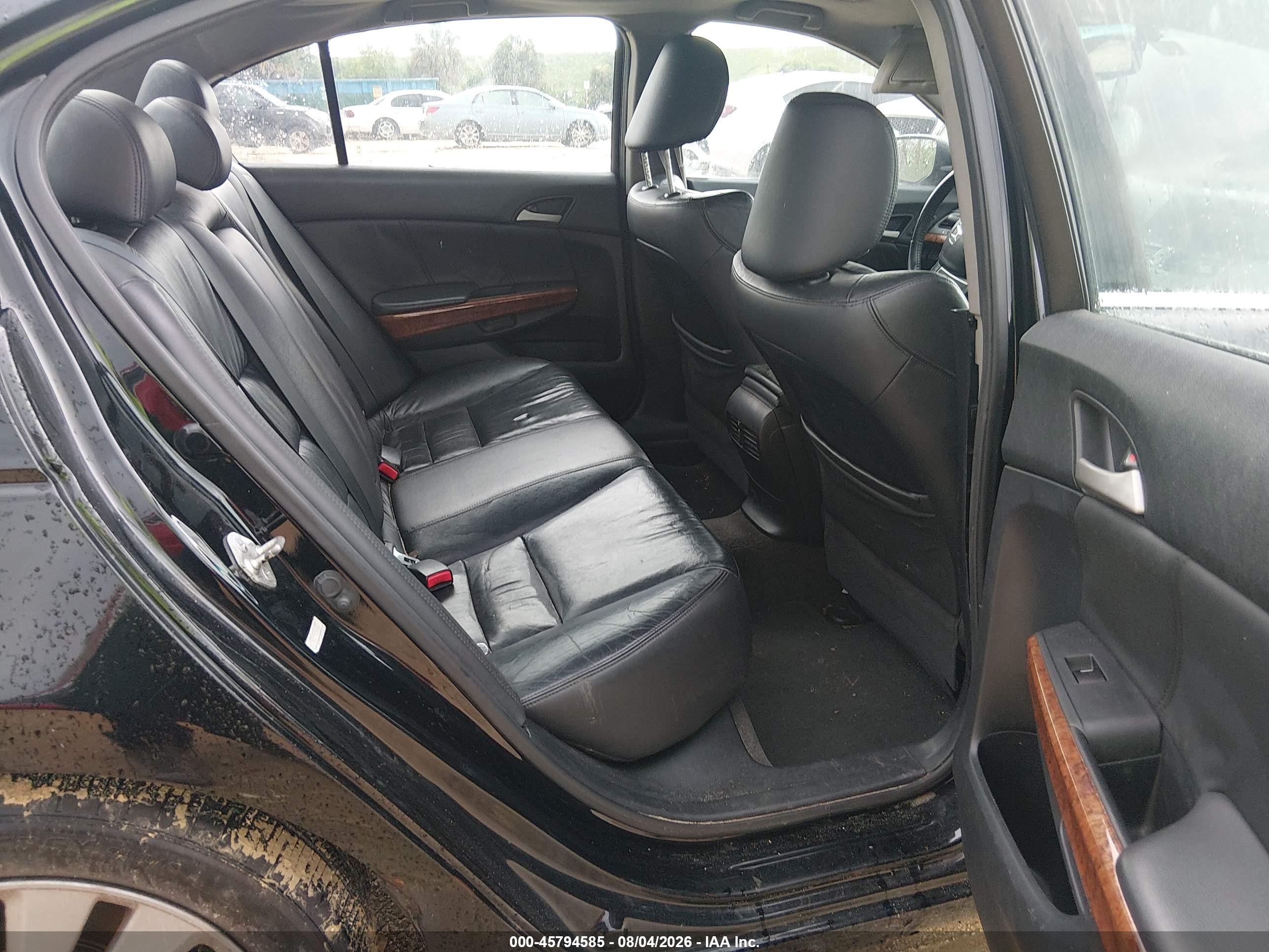 2011 Honda Accord 3.5 Ex-l Black vin: 1HGCP3F81BA003625