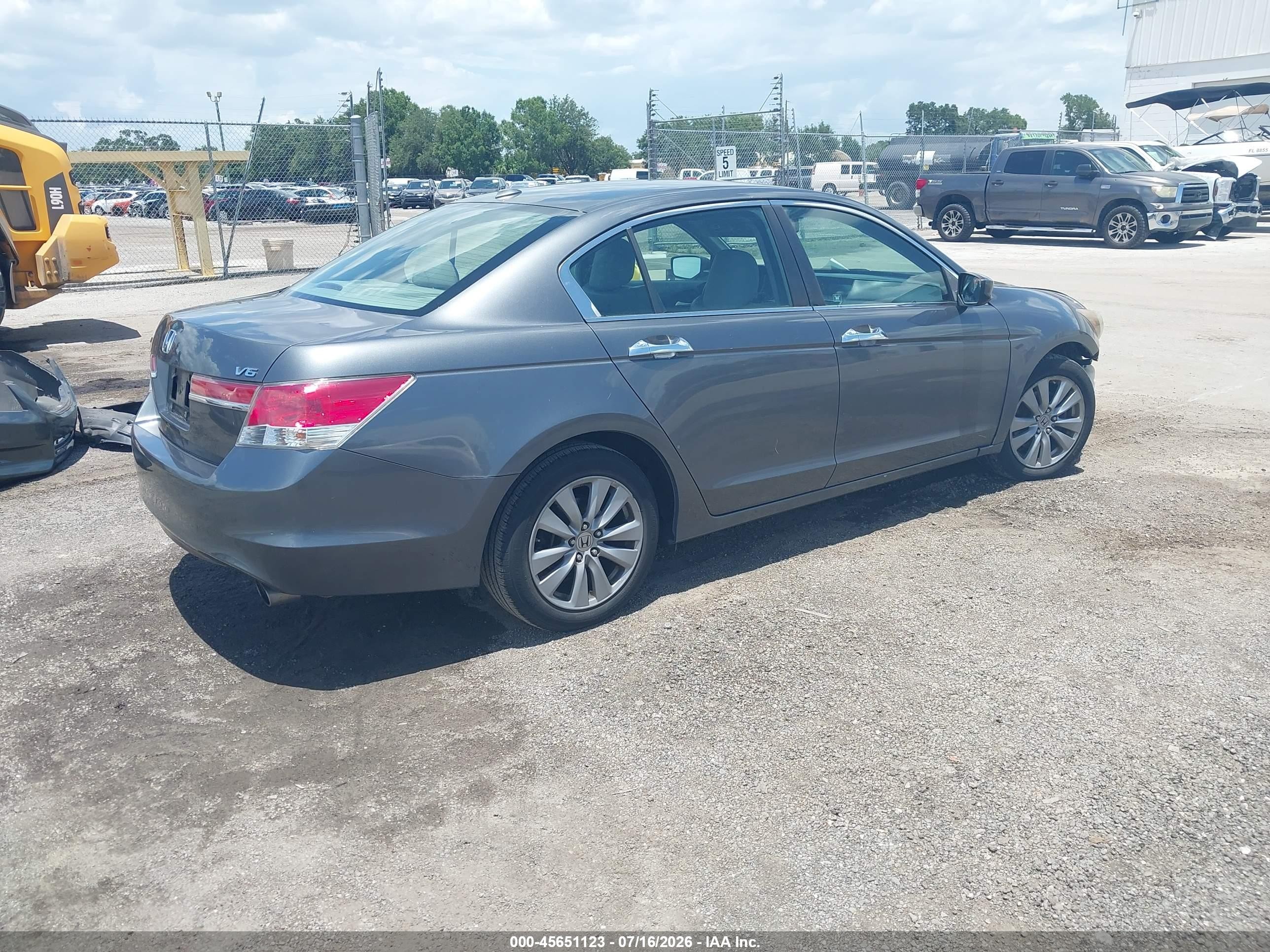 2011 Honda Accord 3.5 Ex-l Серый vin: 1HGCP3F81BA004399