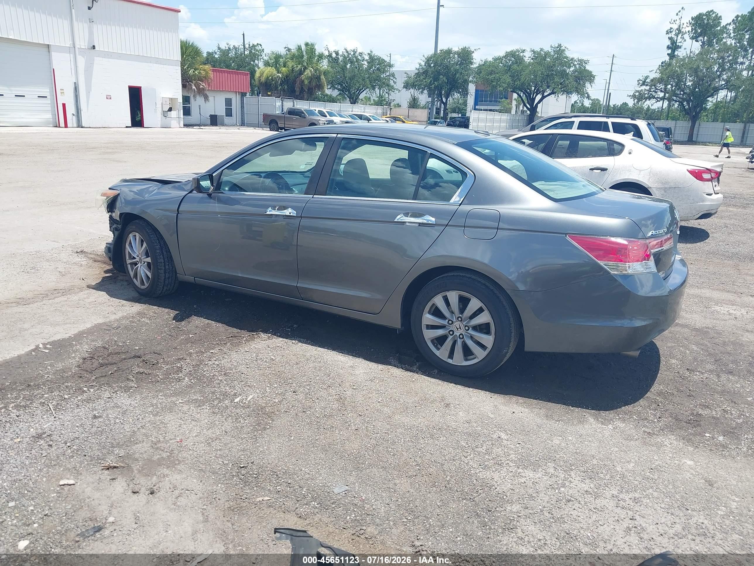 2011 Honda Accord 3.5 Ex-l Серый vin: 1HGCP3F81BA004399