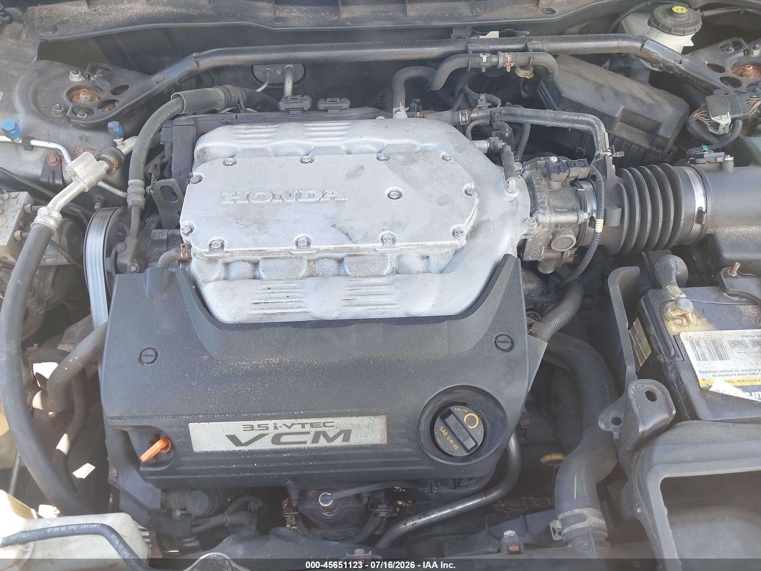 2011 Honda Accord 3.5 Ex-l Серый vin: 1HGCP3F81BA004399