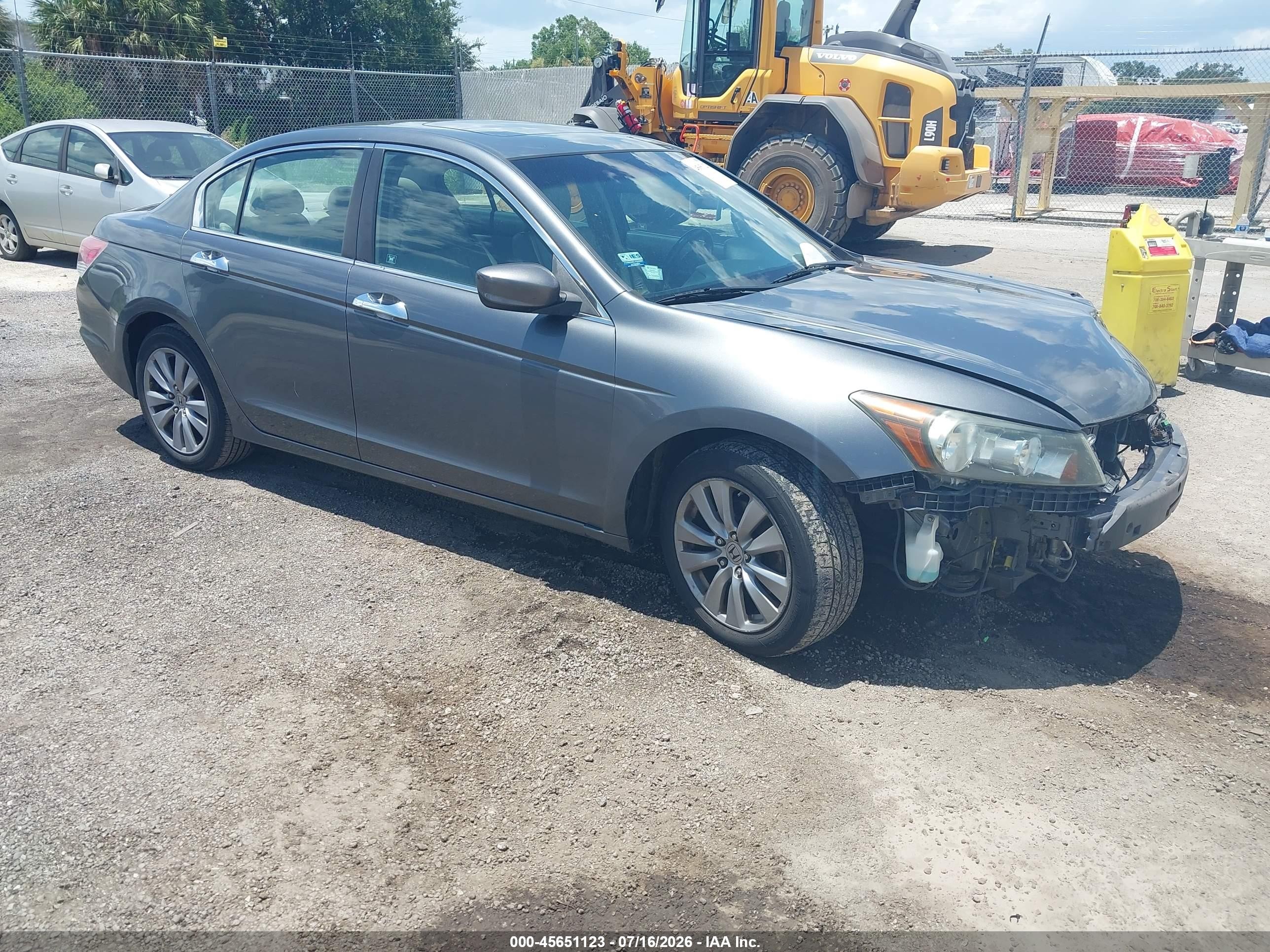 2011 Honda Accord 3.5 Ex-l Серый vin: 1HGCP3F81BA004399