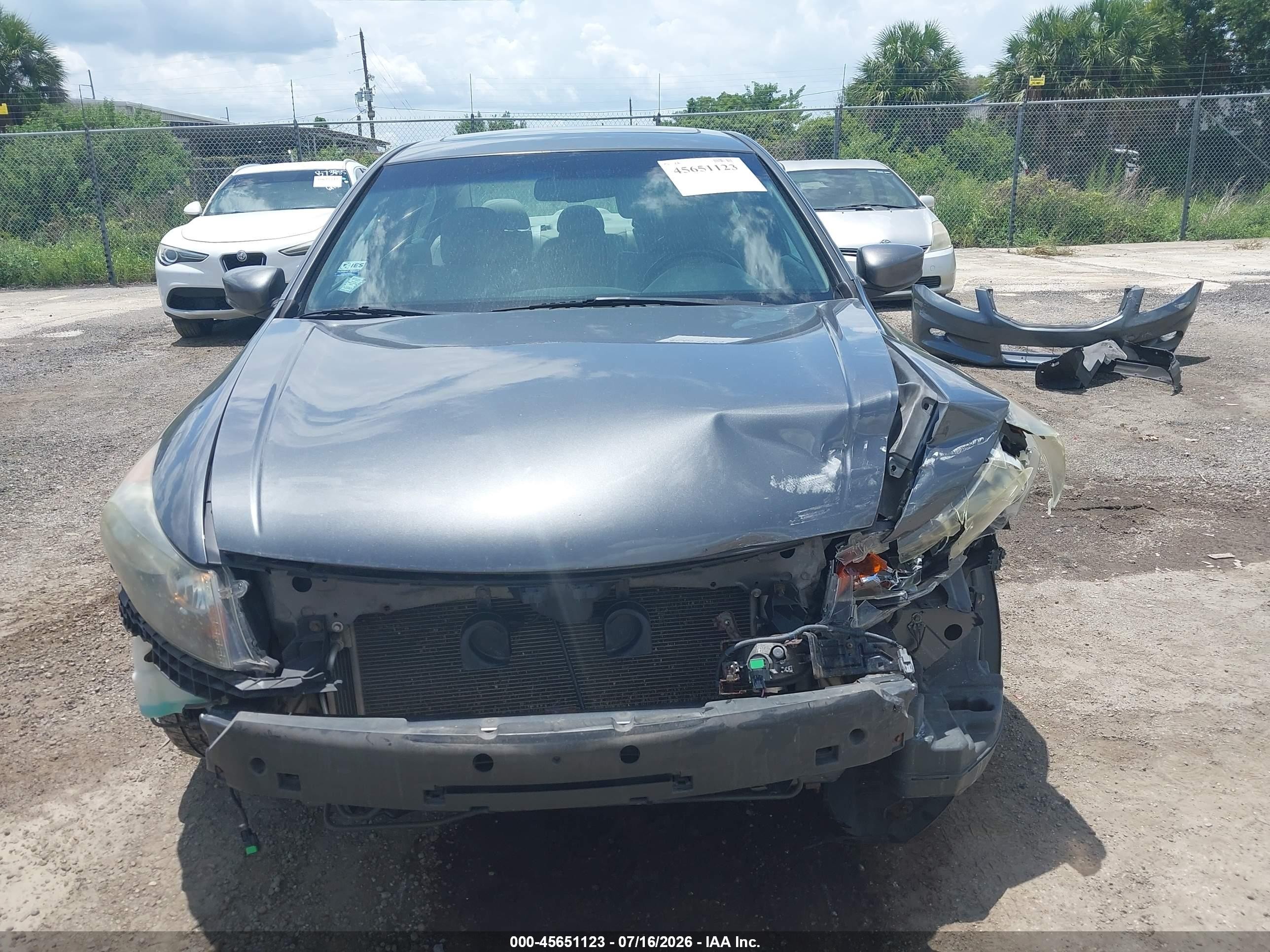 2011 Honda Accord 3.5 Ex-l Серый vin: 1HGCP3F81BA004399