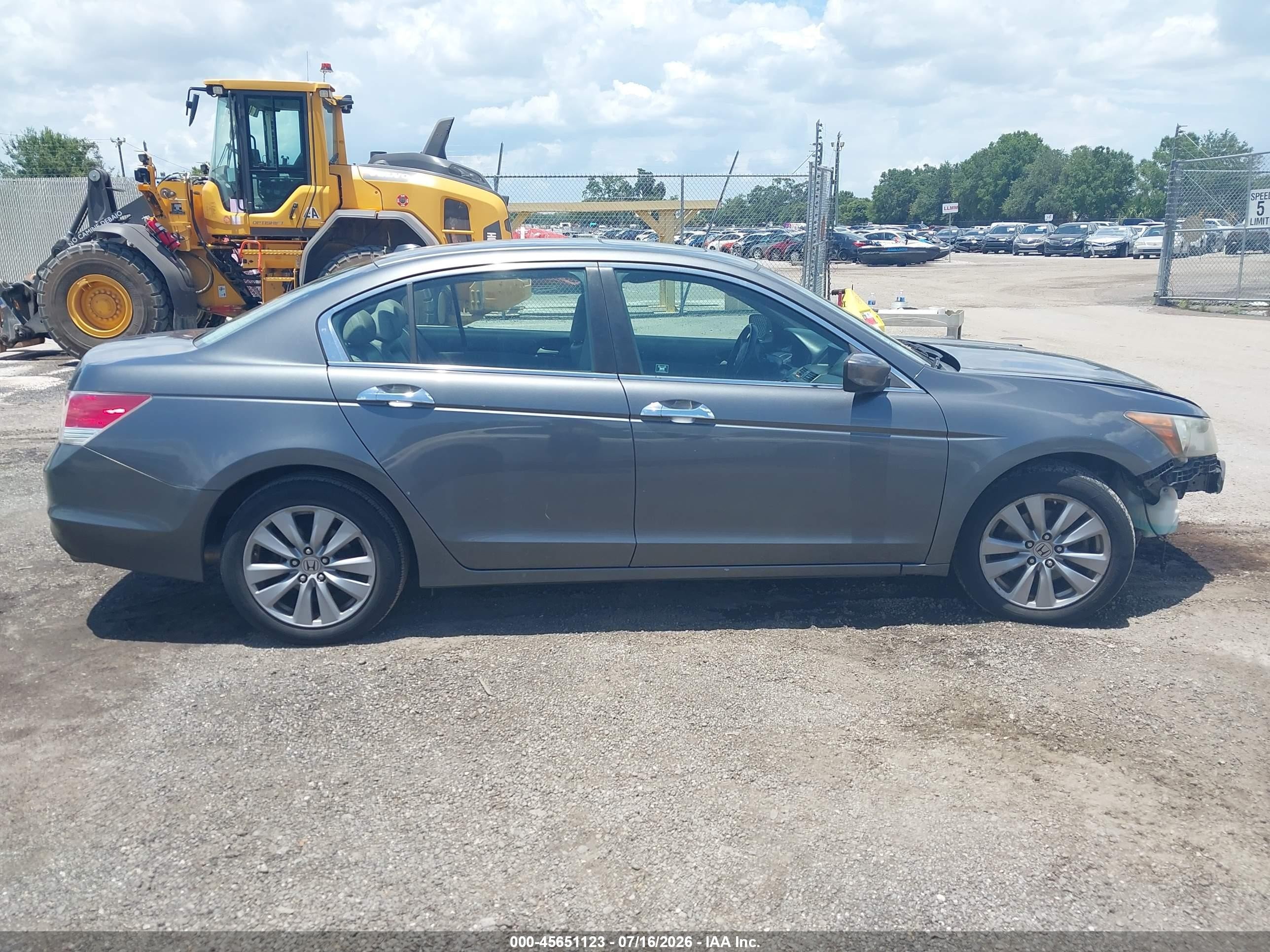 2011 Honda Accord 3.5 Ex-l Серый vin: 1HGCP3F81BA004399