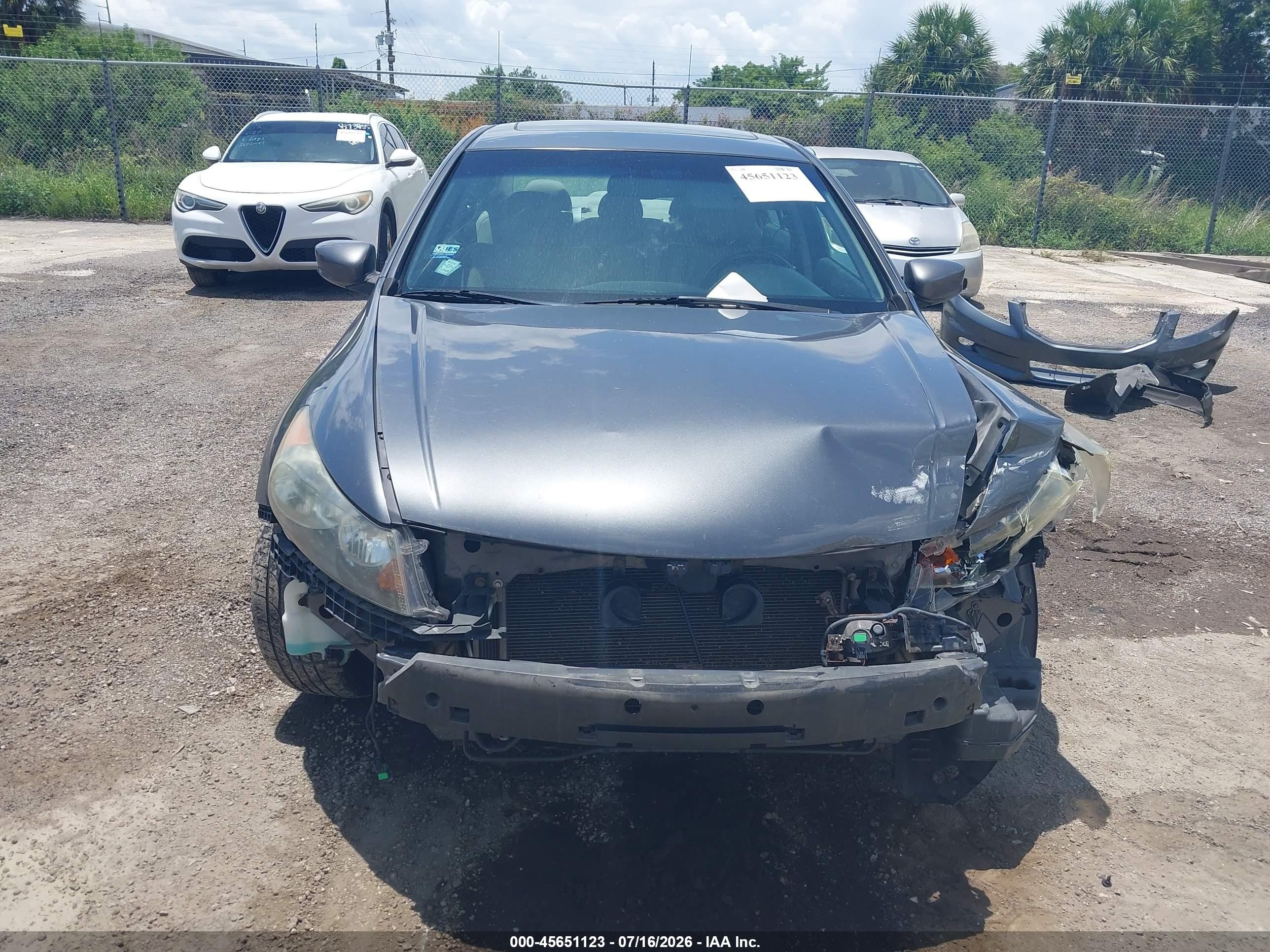2011 Honda Accord 3.5 Ex-l Серый vin: 1HGCP3F81BA004399