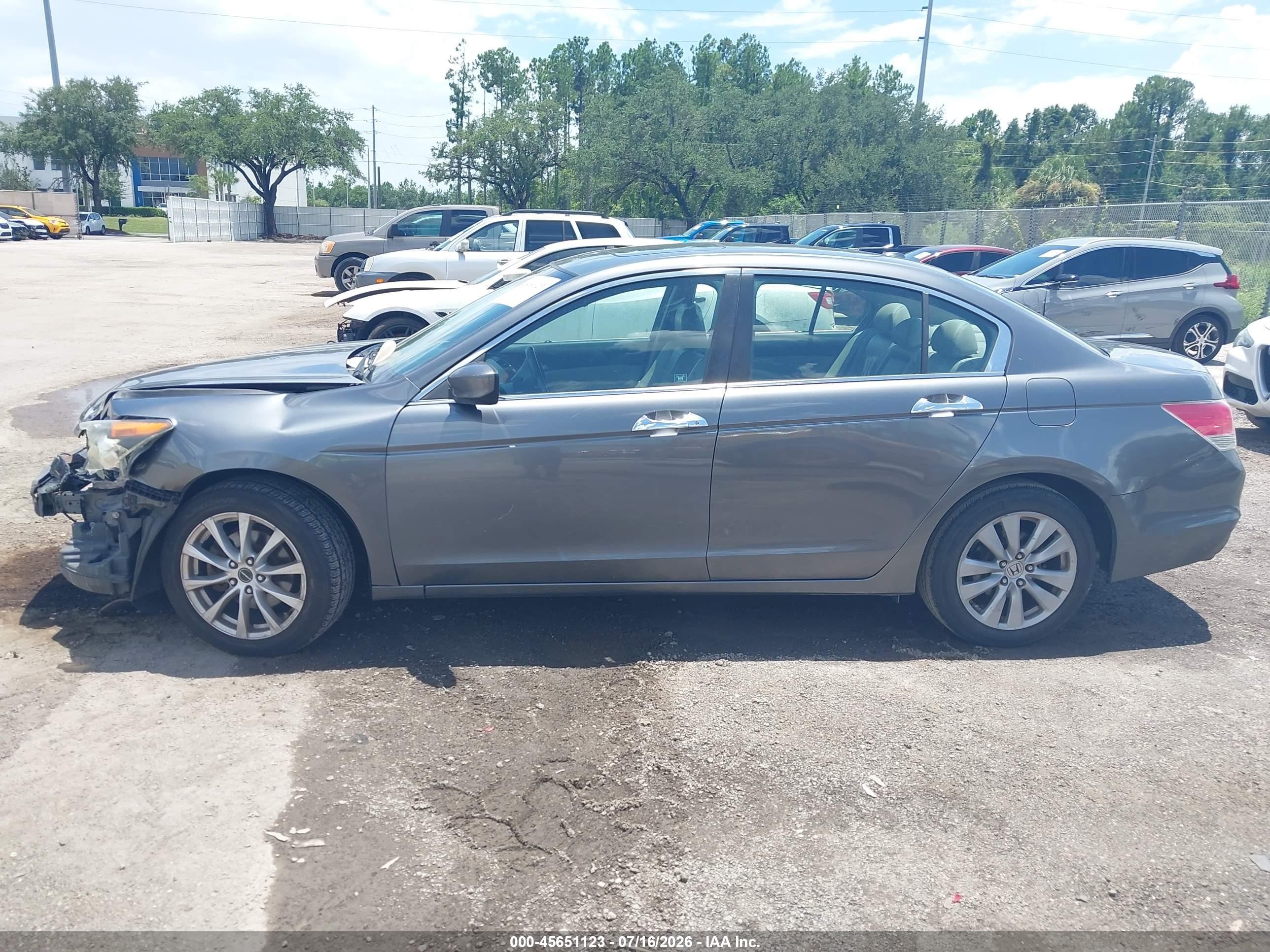 2011 Honda Accord 3.5 Ex-l Серый vin: 1HGCP3F81BA004399