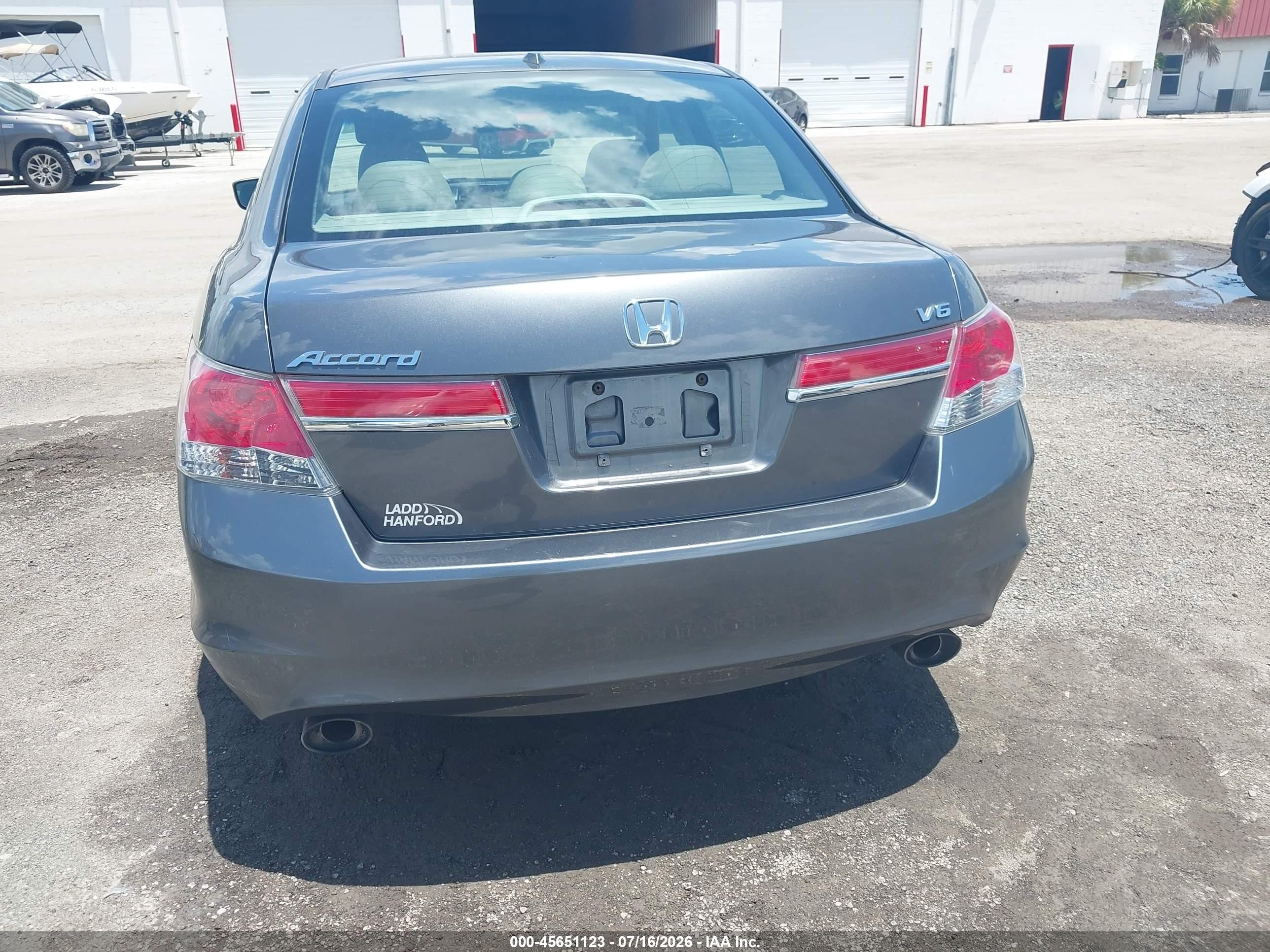 2011 Honda Accord 3.5 Ex-l Серый vin: 1HGCP3F81BA004399