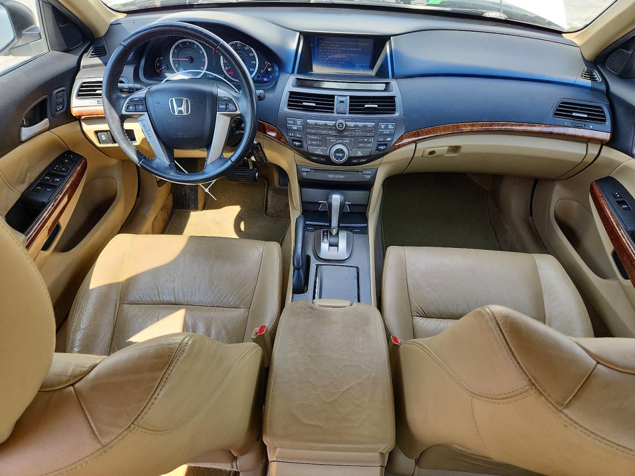 2011 Honda Accord Exl White vin: 1HGCP3F81BA006329