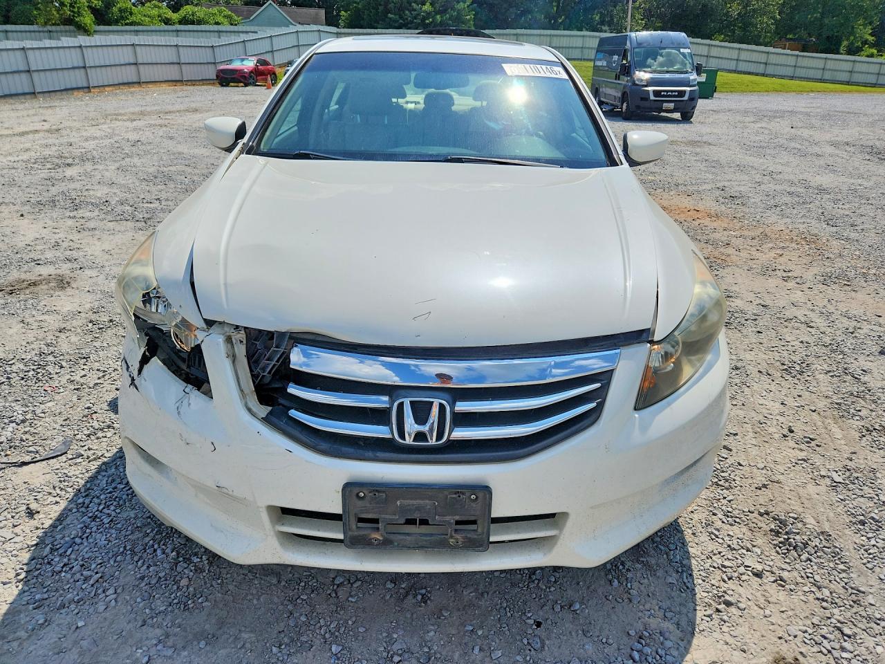 2011 Honda Accord Exl White vin: 1HGCP3F81BA006329