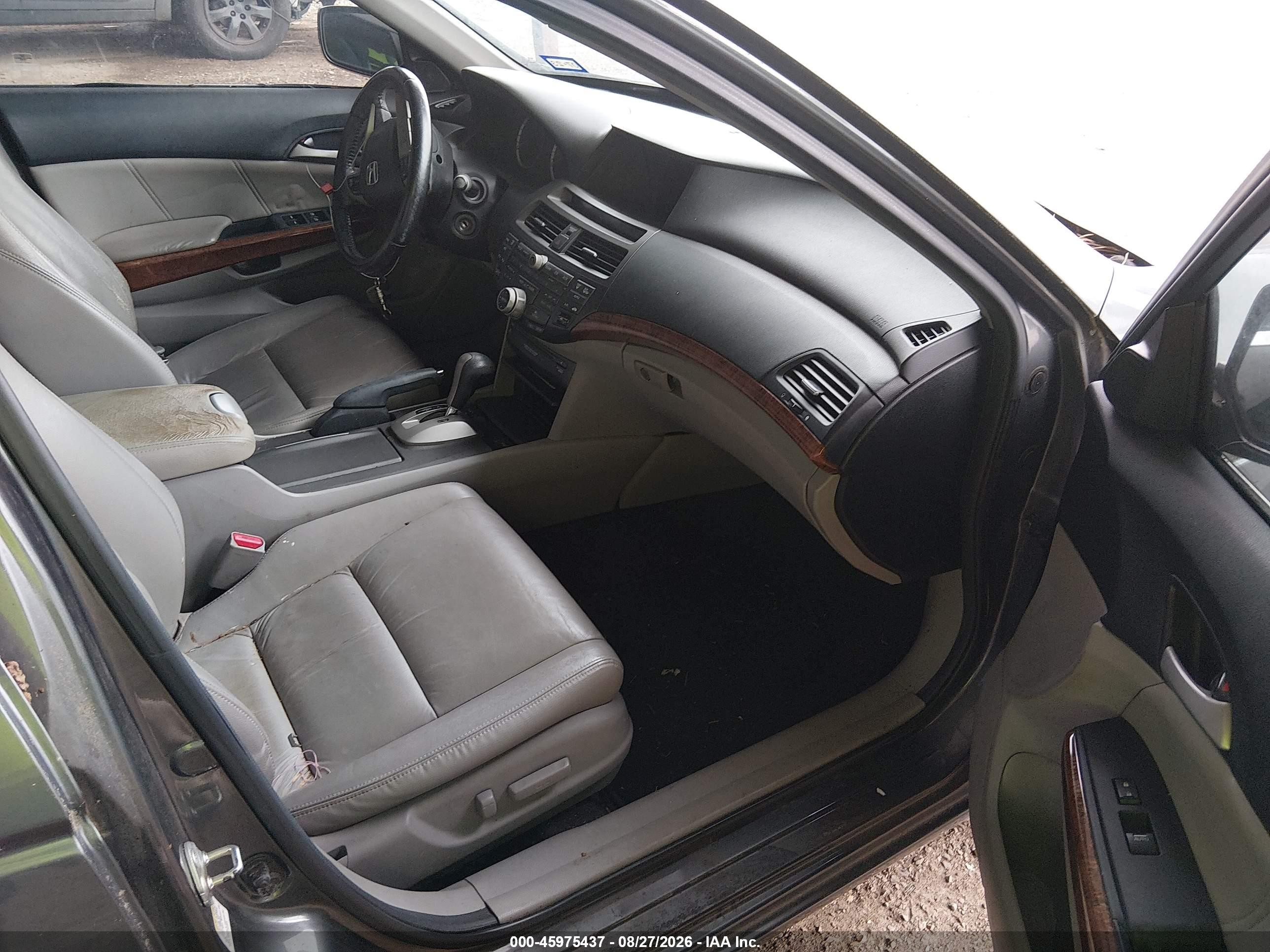 2011 Honda Accord 3.5 Ex-l Gray vin: 1HGCP3F81BA008758