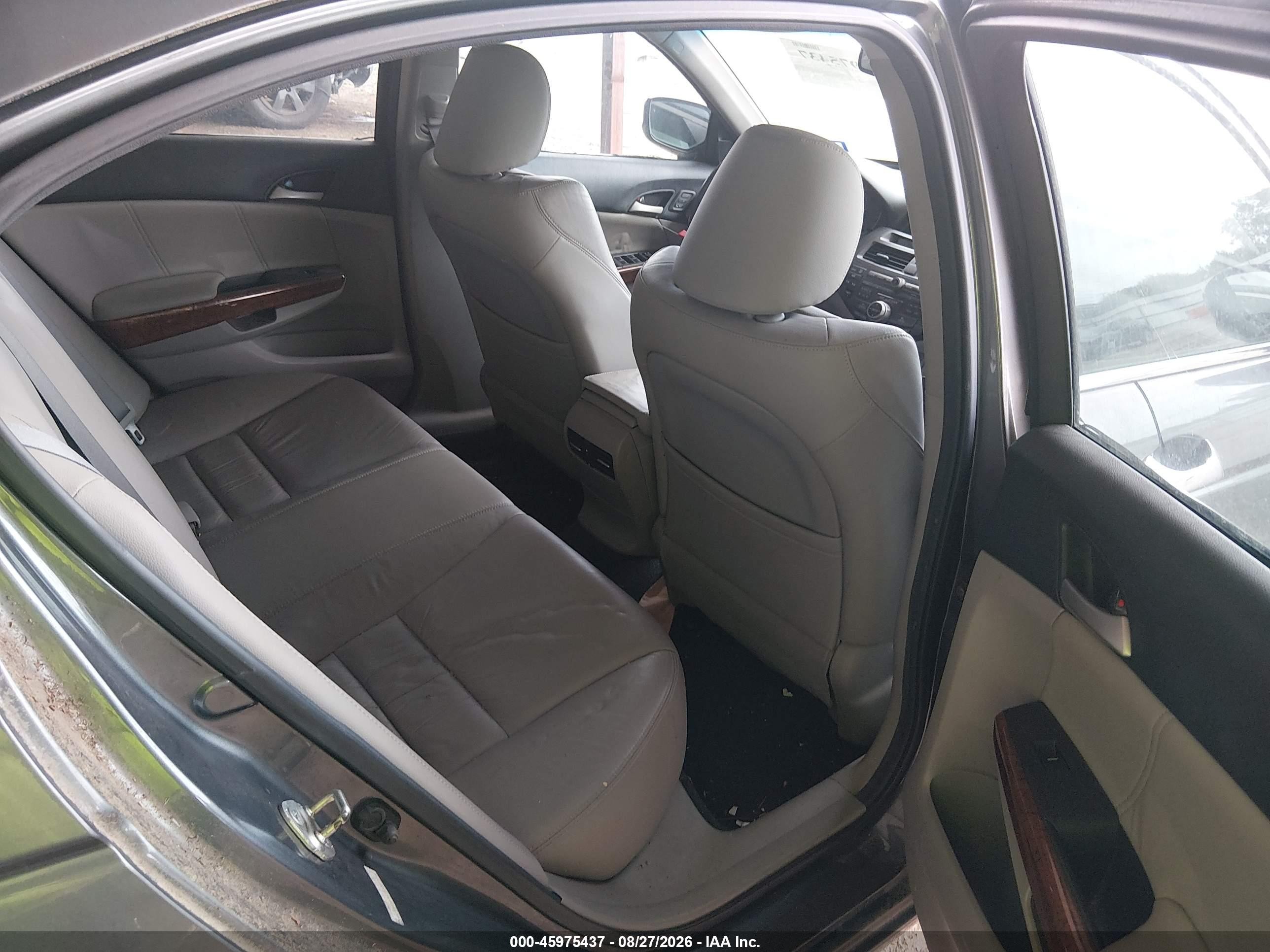 2011 Honda Accord 3.5 Ex-l Gray vin: 1HGCP3F81BA008758