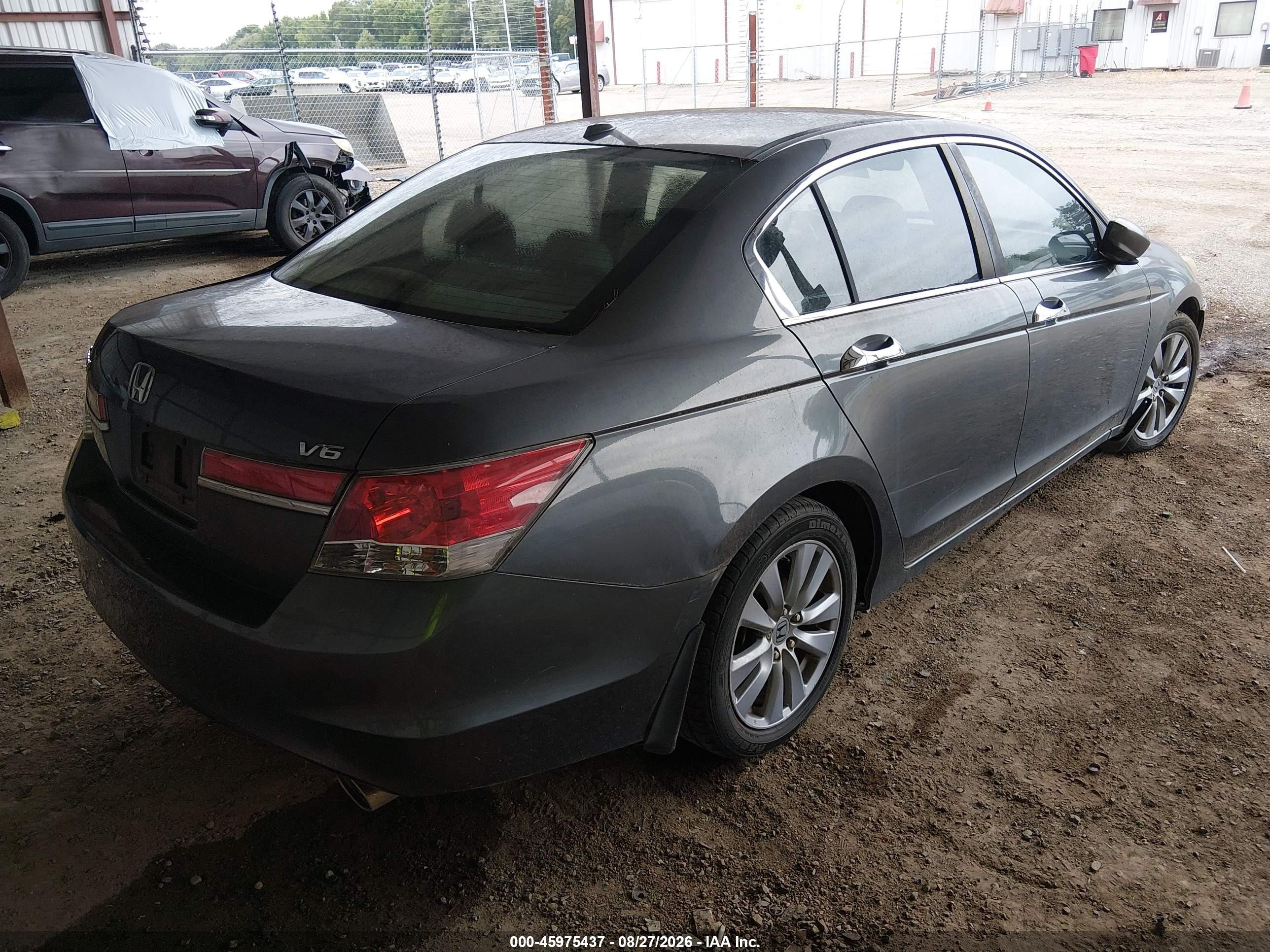 2011 Honda Accord 3.5 Ex-l Gray vin: 1HGCP3F81BA008758