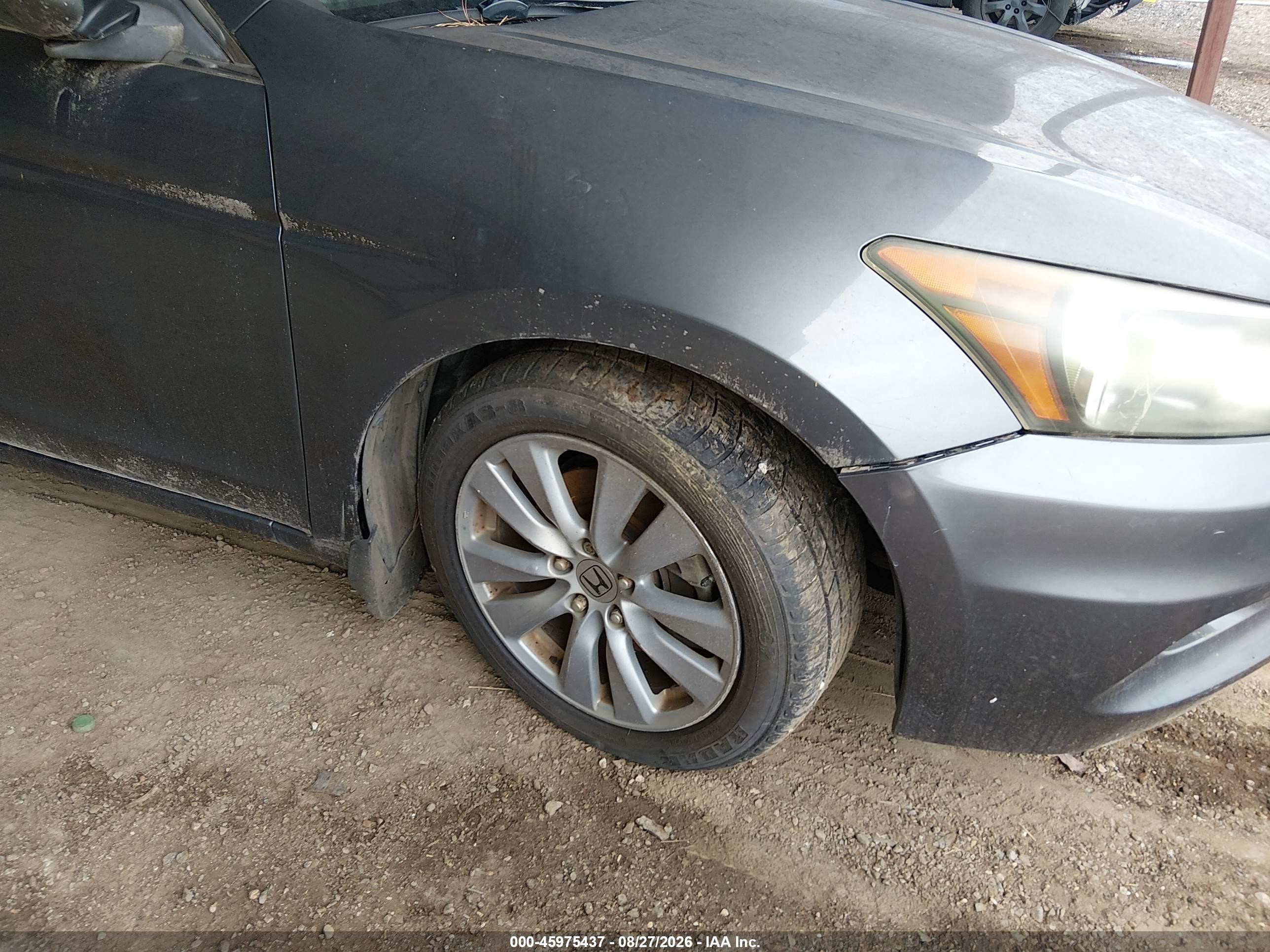 2011 Honda Accord 3.5 Ex-l Gray vin: 1HGCP3F81BA008758