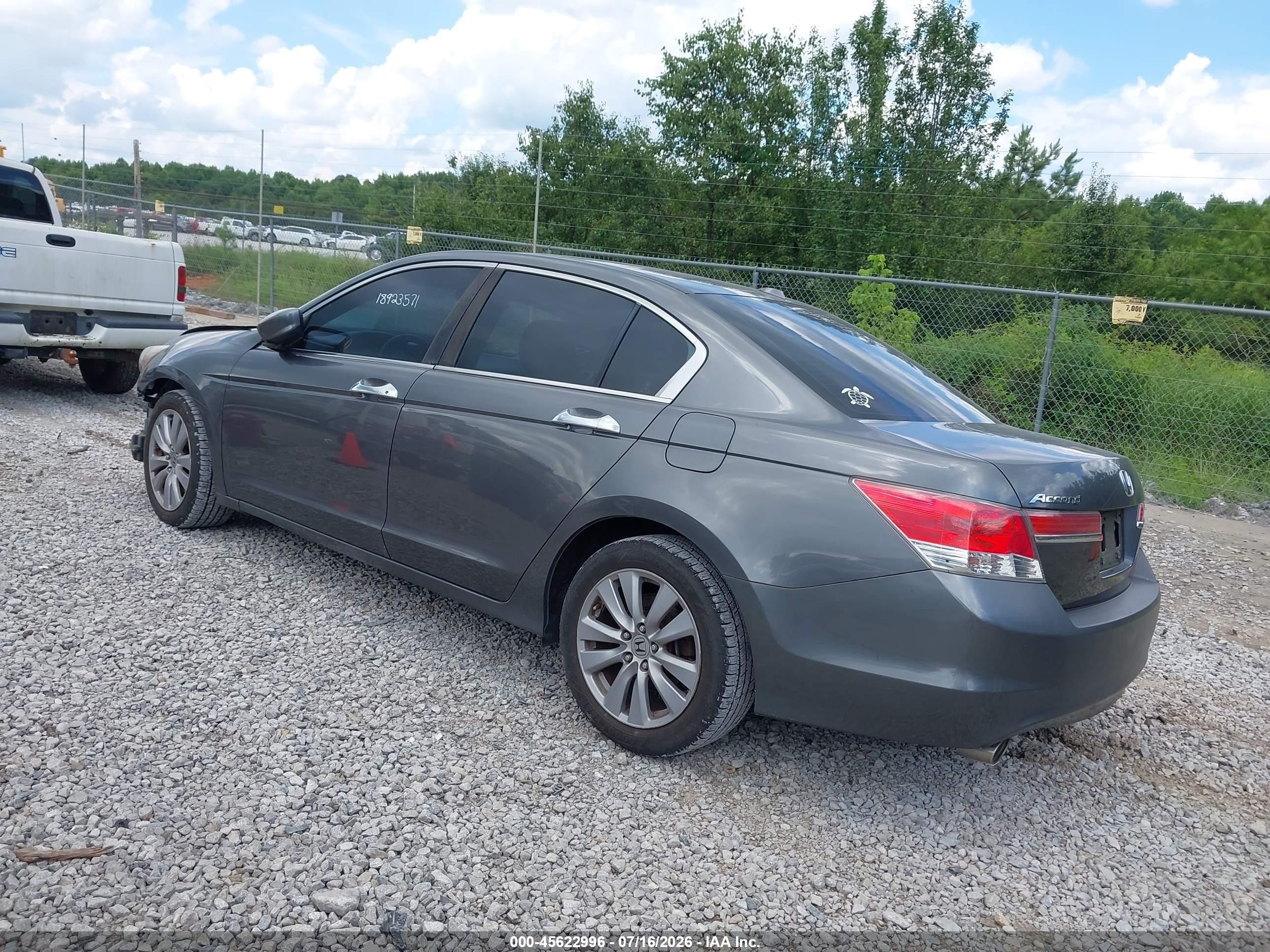 2011 Honda Accord 3.5 Ex-l Серый vin: 1HGCP3F81BA009974