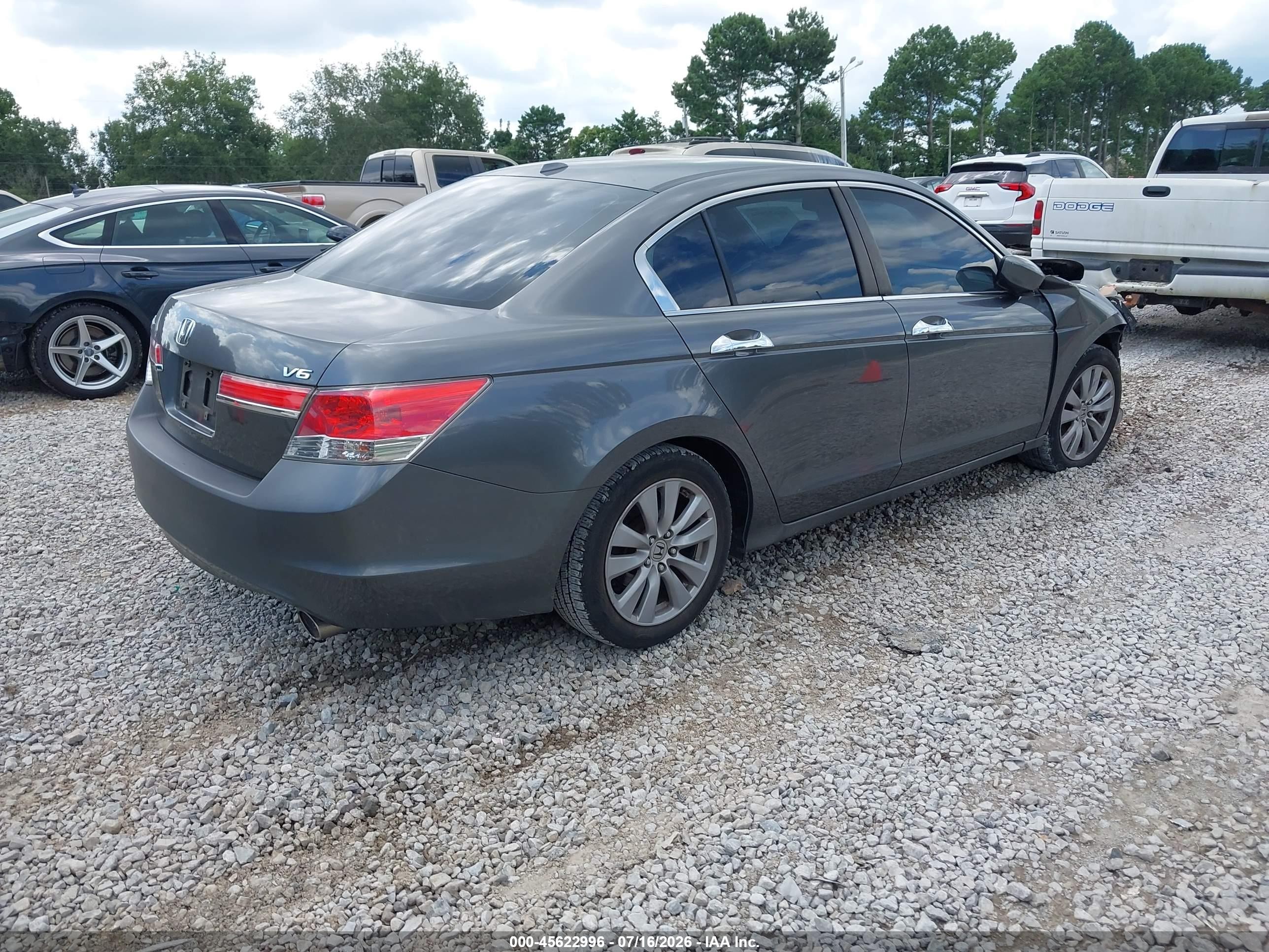 2011 Honda Accord 3.5 Ex-l Серый vin: 1HGCP3F81BA009974