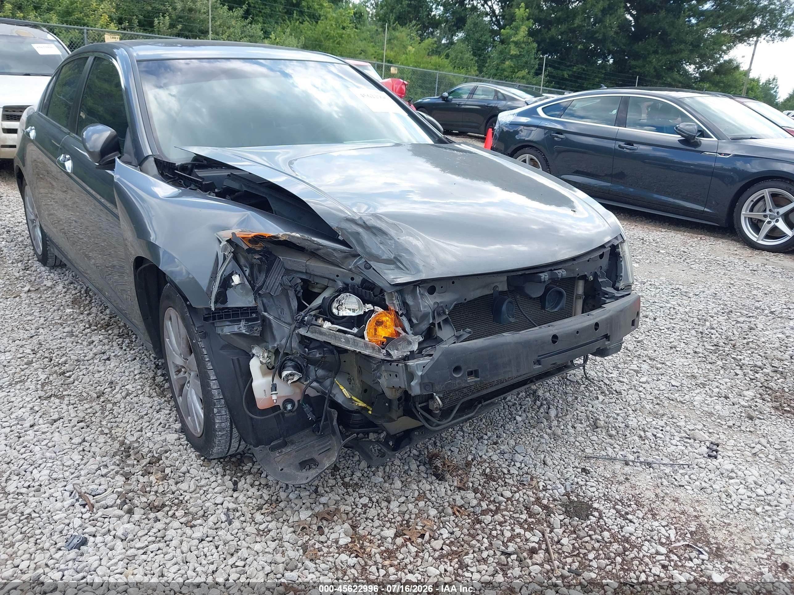 2011 Honda Accord 3.5 Ex-l Серый vin: 1HGCP3F81BA009974