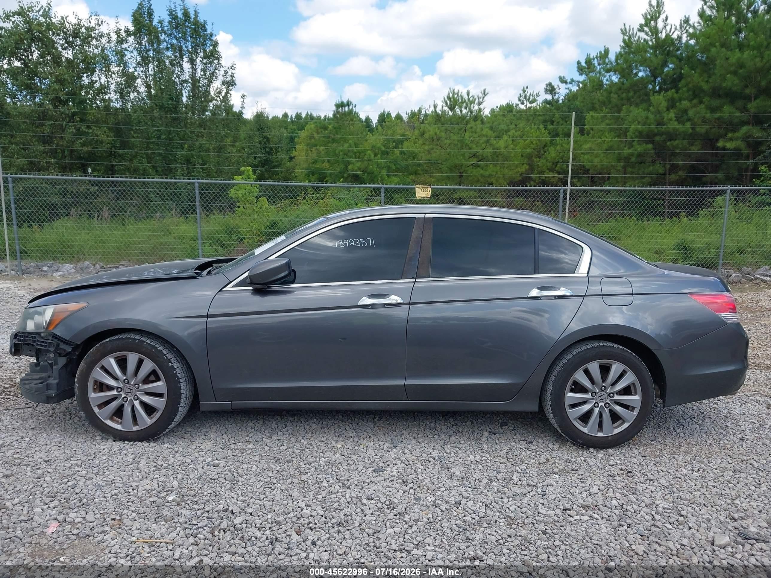 2011 Honda Accord 3.5 Ex-l Серый vin: 1HGCP3F81BA009974