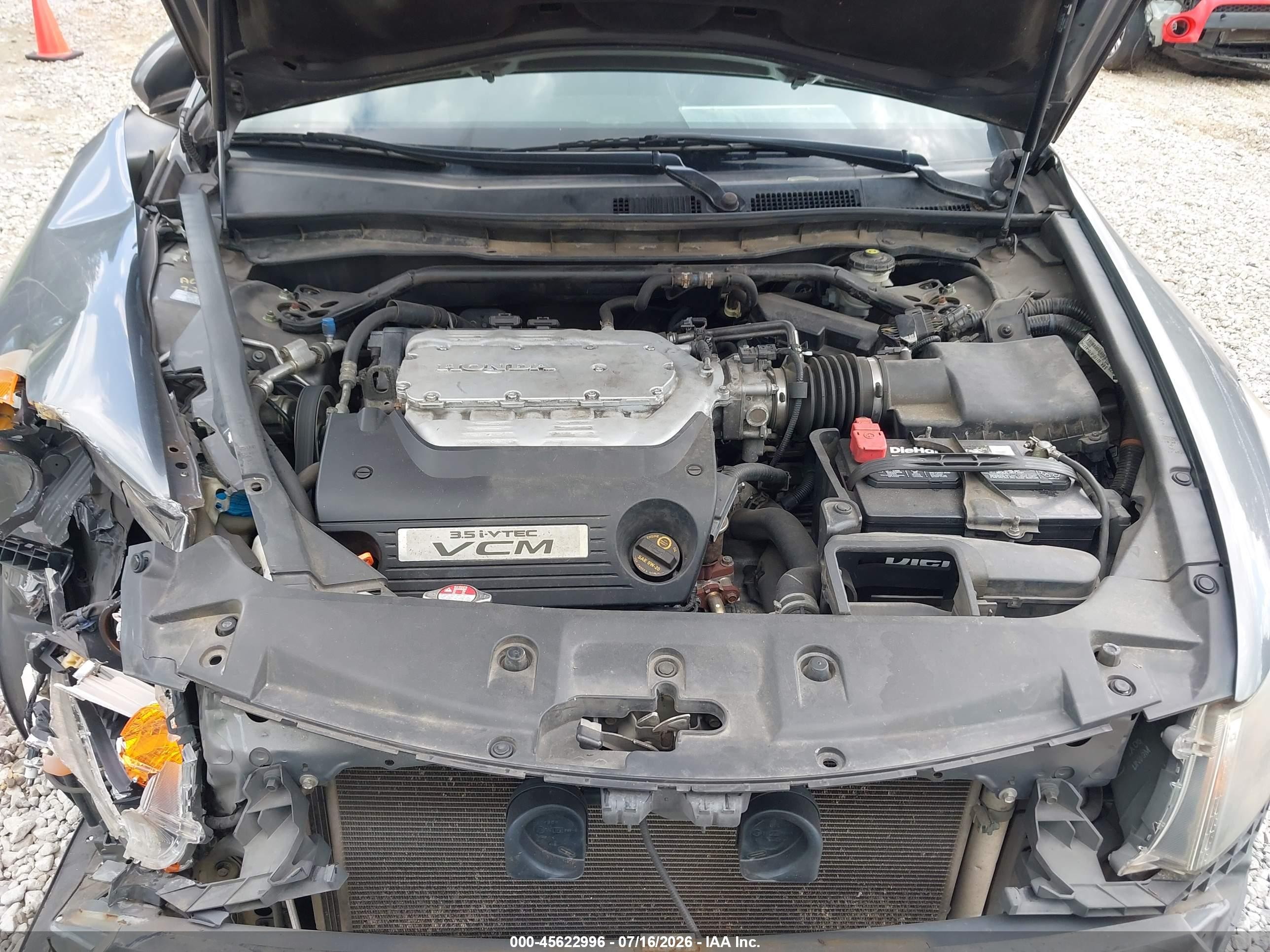 2011 Honda Accord 3.5 Ex-l Серый vin: 1HGCP3F81BA009974