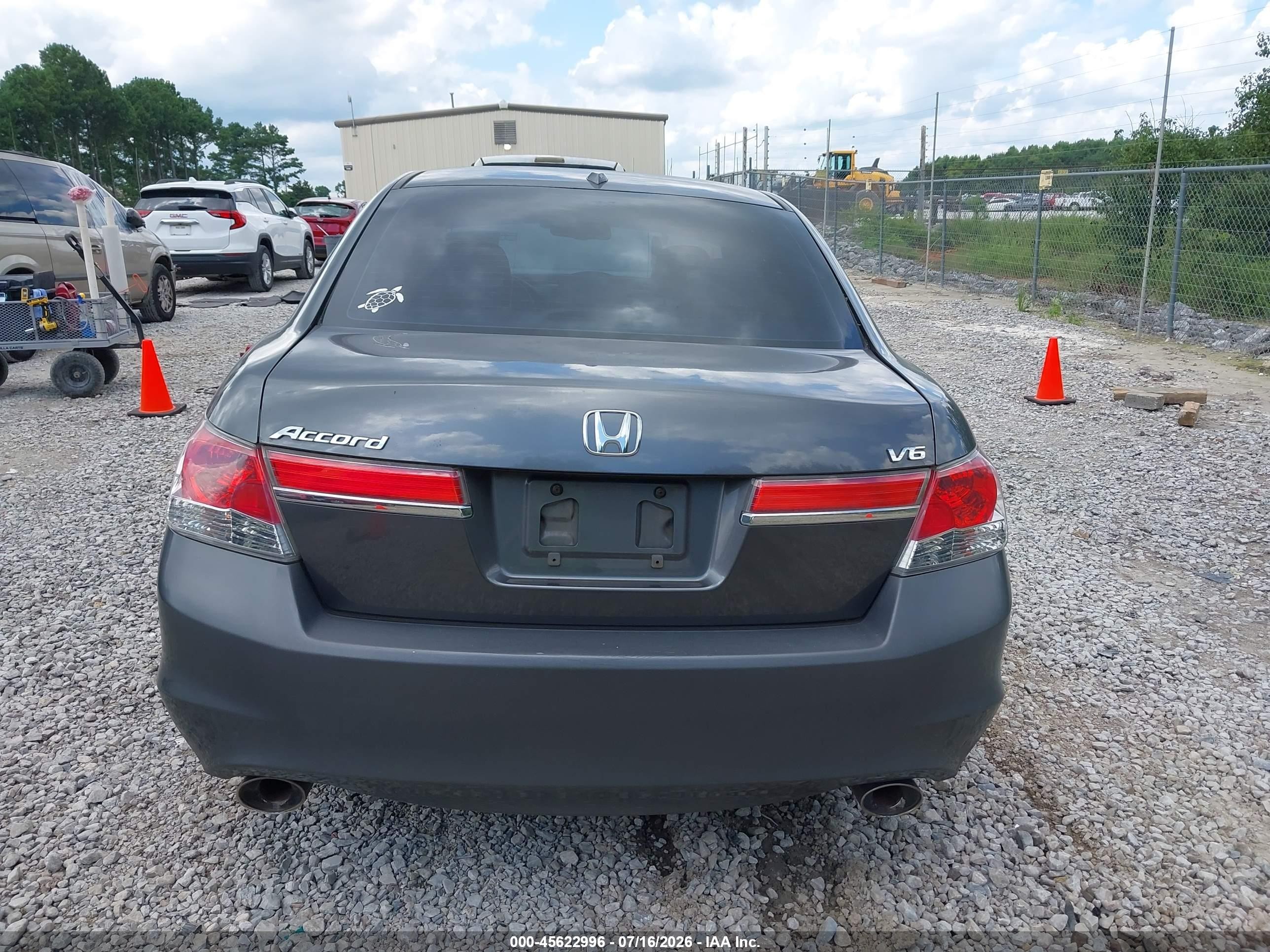 2011 Honda Accord 3.5 Ex-l Серый vin: 1HGCP3F81BA009974