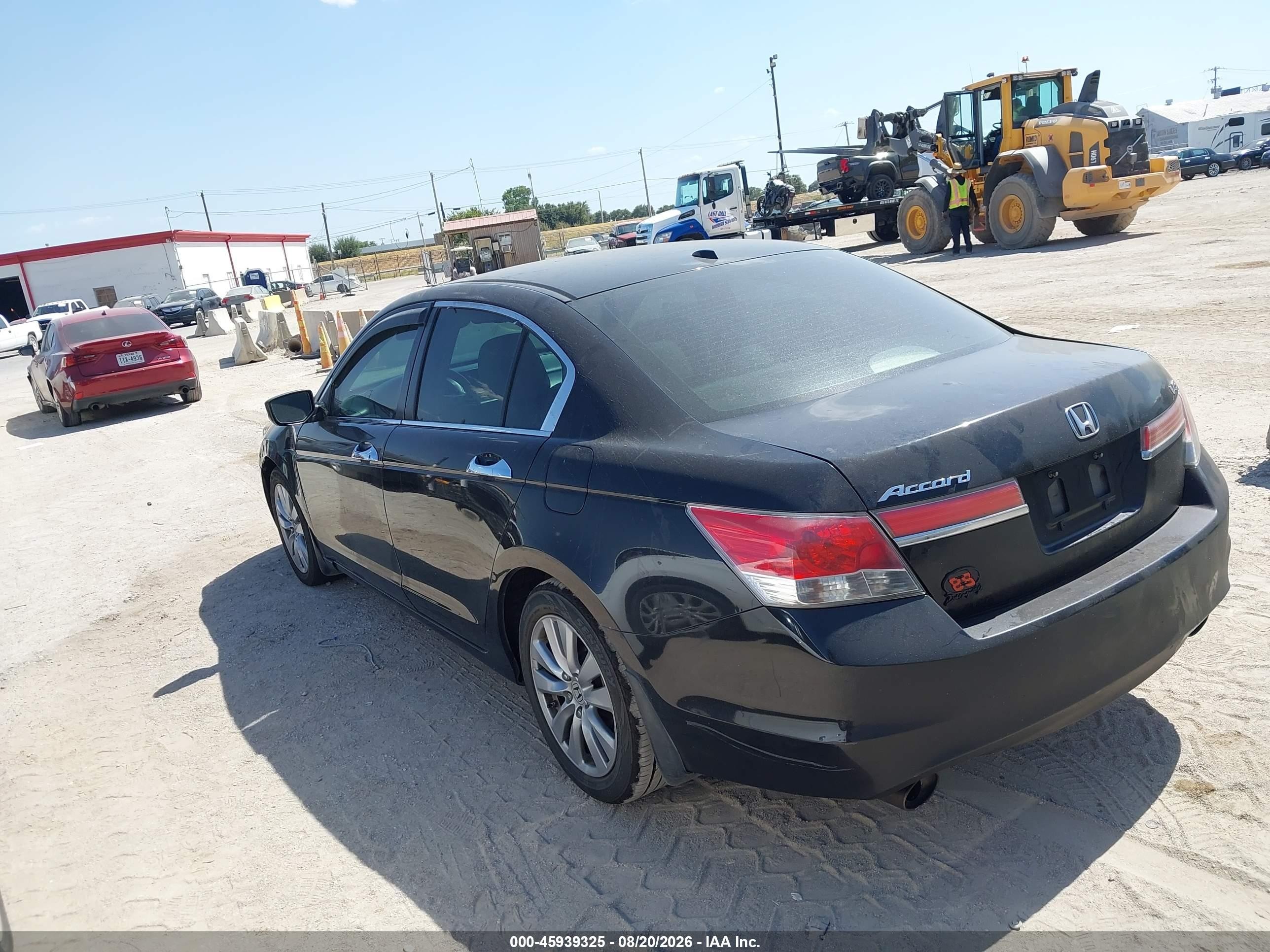 2011 Honda Accord 3.5 Ex-l Black vin: 1HGCP3F81BA014463