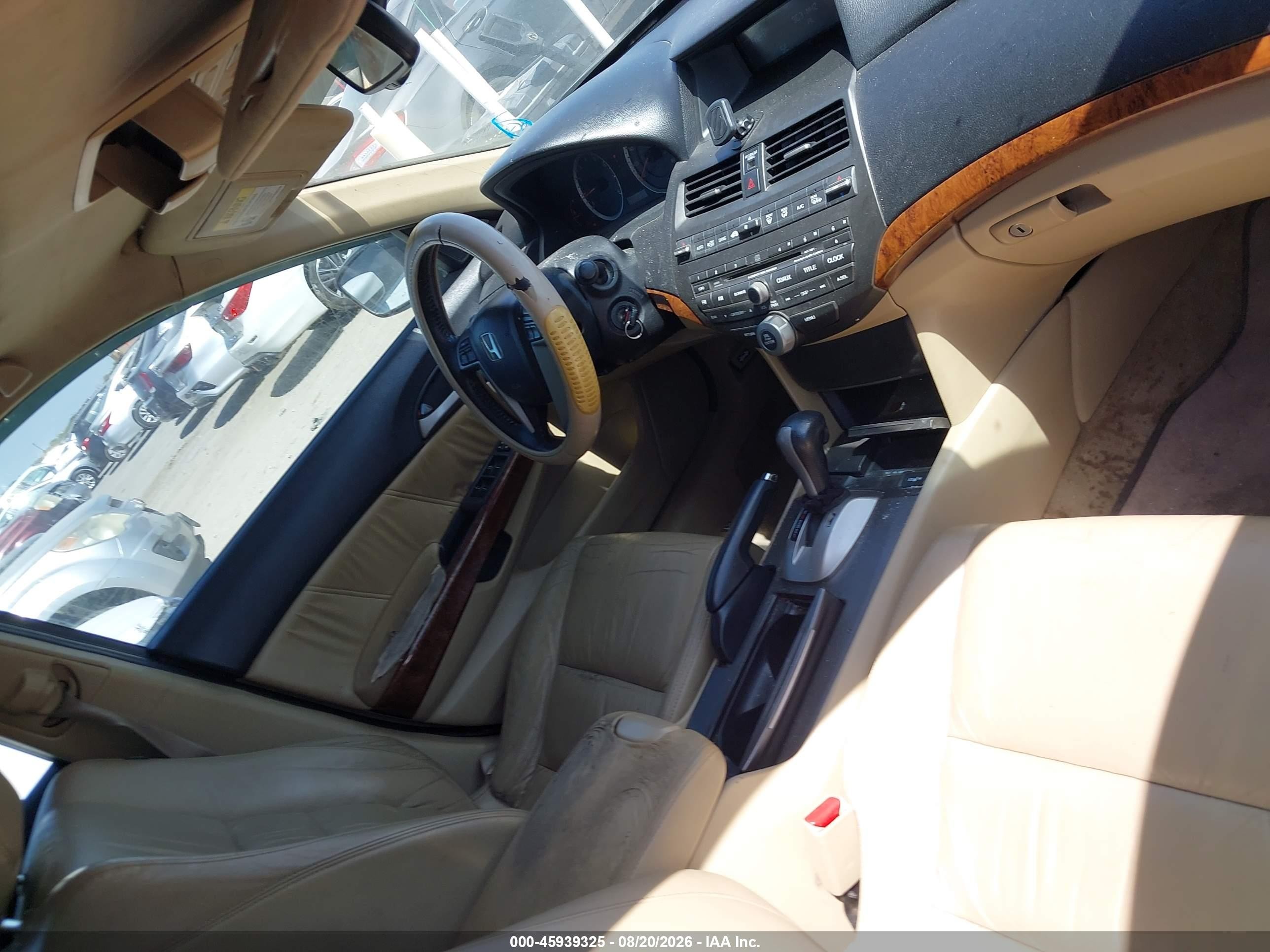 2011 Honda Accord 3.5 Ex-l Black vin: 1HGCP3F81BA014463