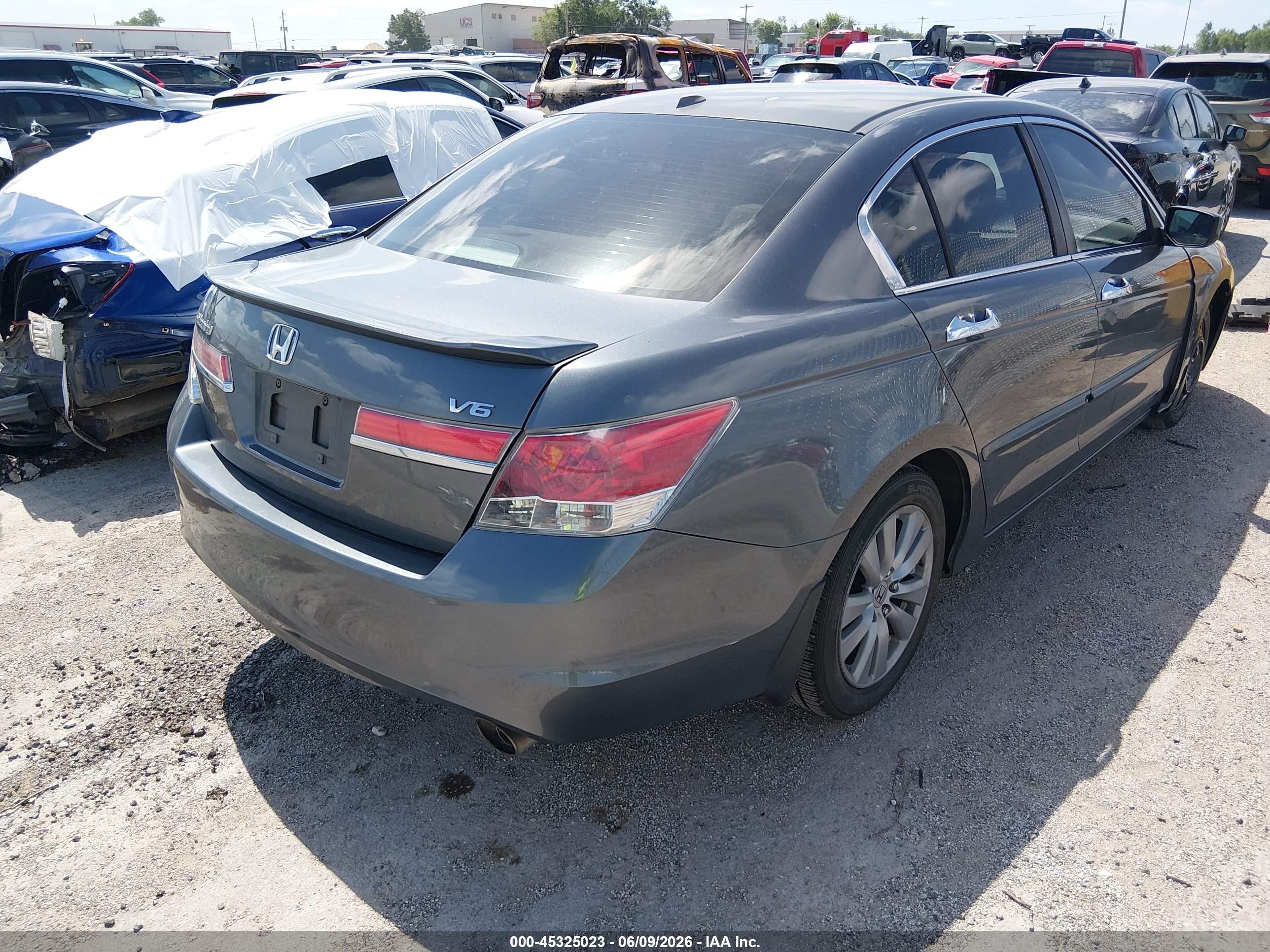 2011 Honda Accord 3.5 Ex-l Gray vin: 1HGCP3F81BA017735