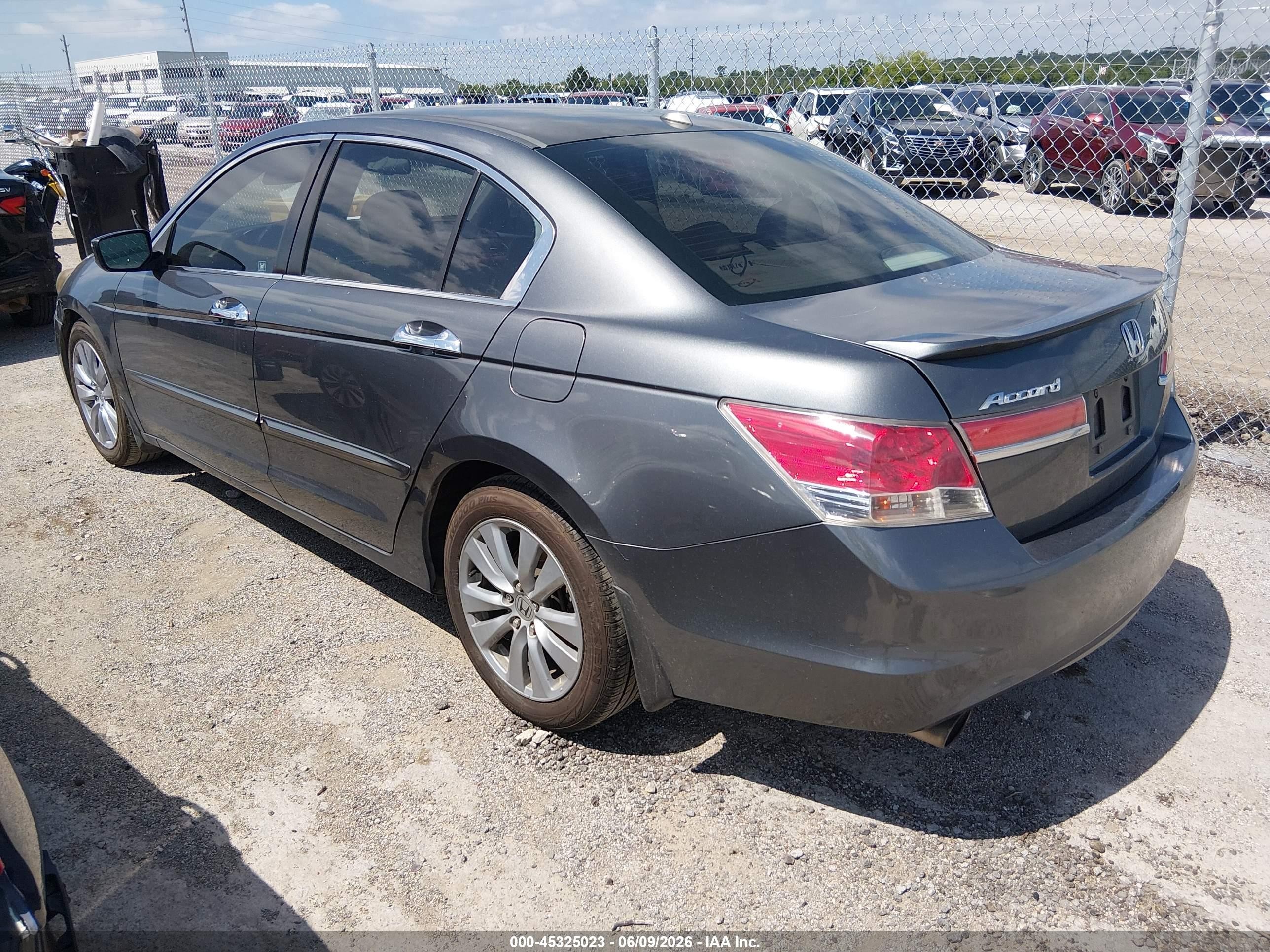 2011 Honda Accord 3.5 Ex-l Gray vin: 1HGCP3F81BA017735