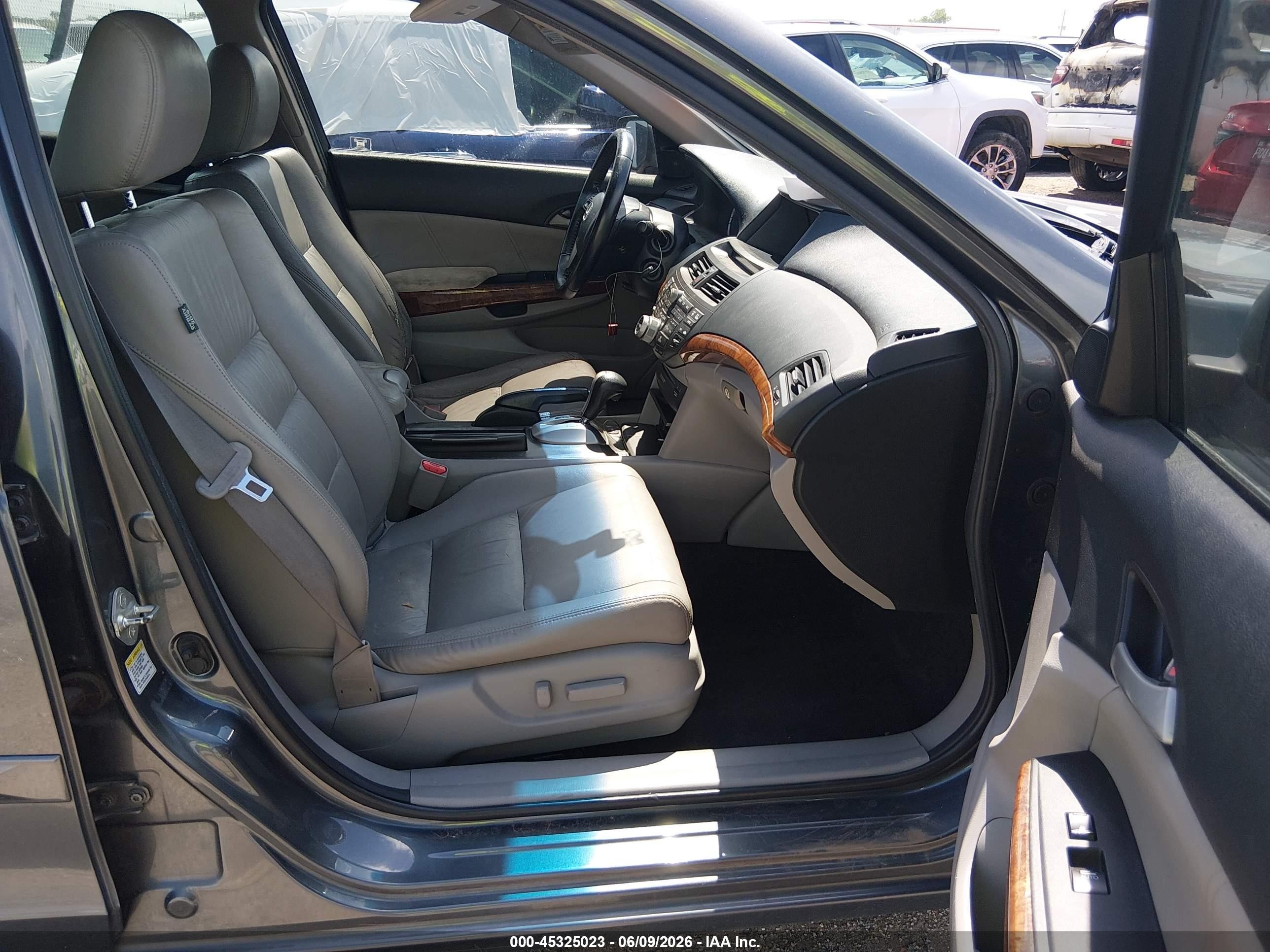 2011 Honda Accord 3.5 Ex-l Gray vin: 1HGCP3F81BA017735