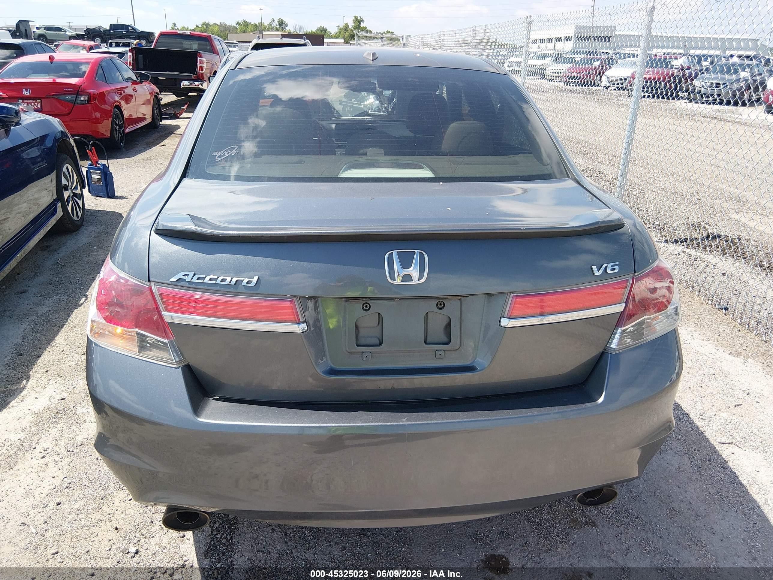 2011 Honda Accord 3.5 Ex-l Gray vin: 1HGCP3F81BA017735