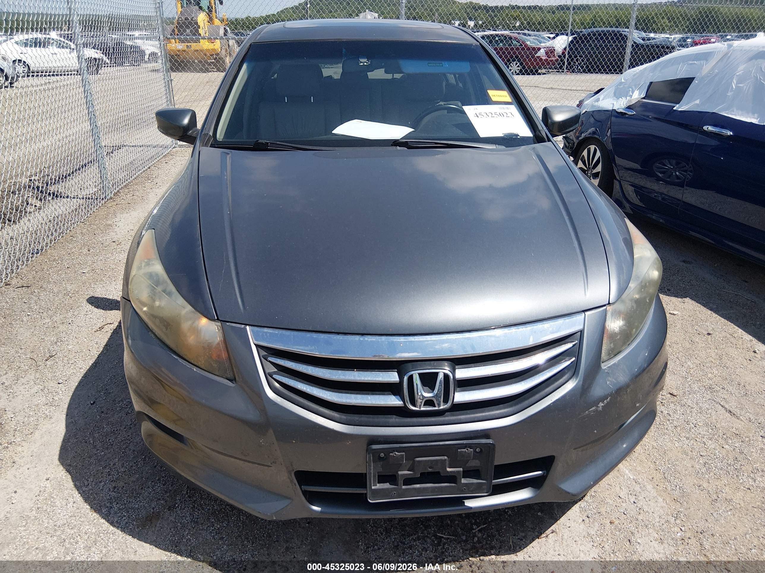 2011 Honda Accord 3.5 Ex-l Gray vin: 1HGCP3F81BA017735