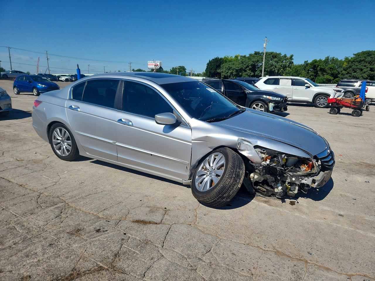 2012 Honda Accord Exl Silver vin: 1HGCP3F81CA005652