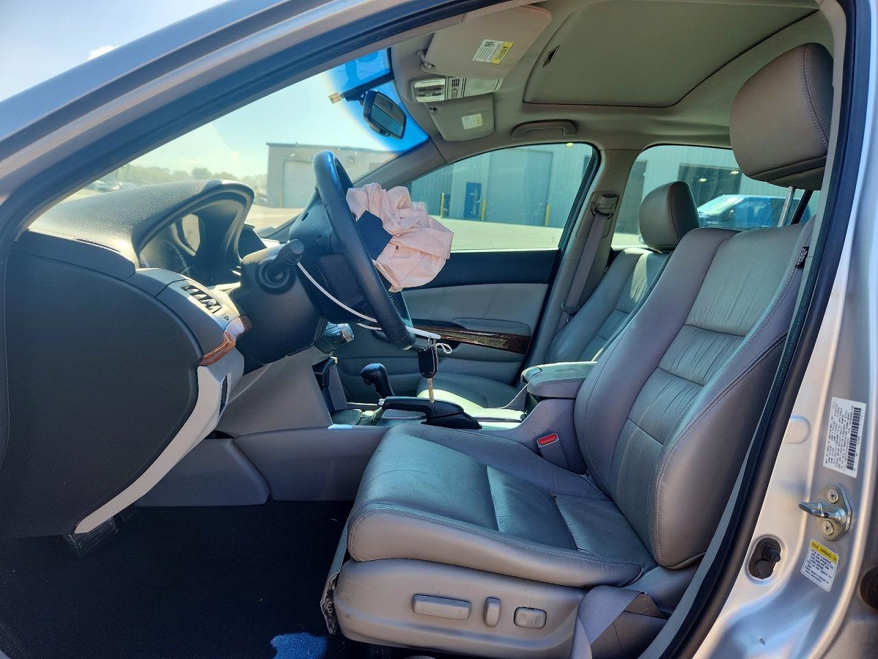 2012 Honda Accord Exl Silver vin: 1HGCP3F81CA005652