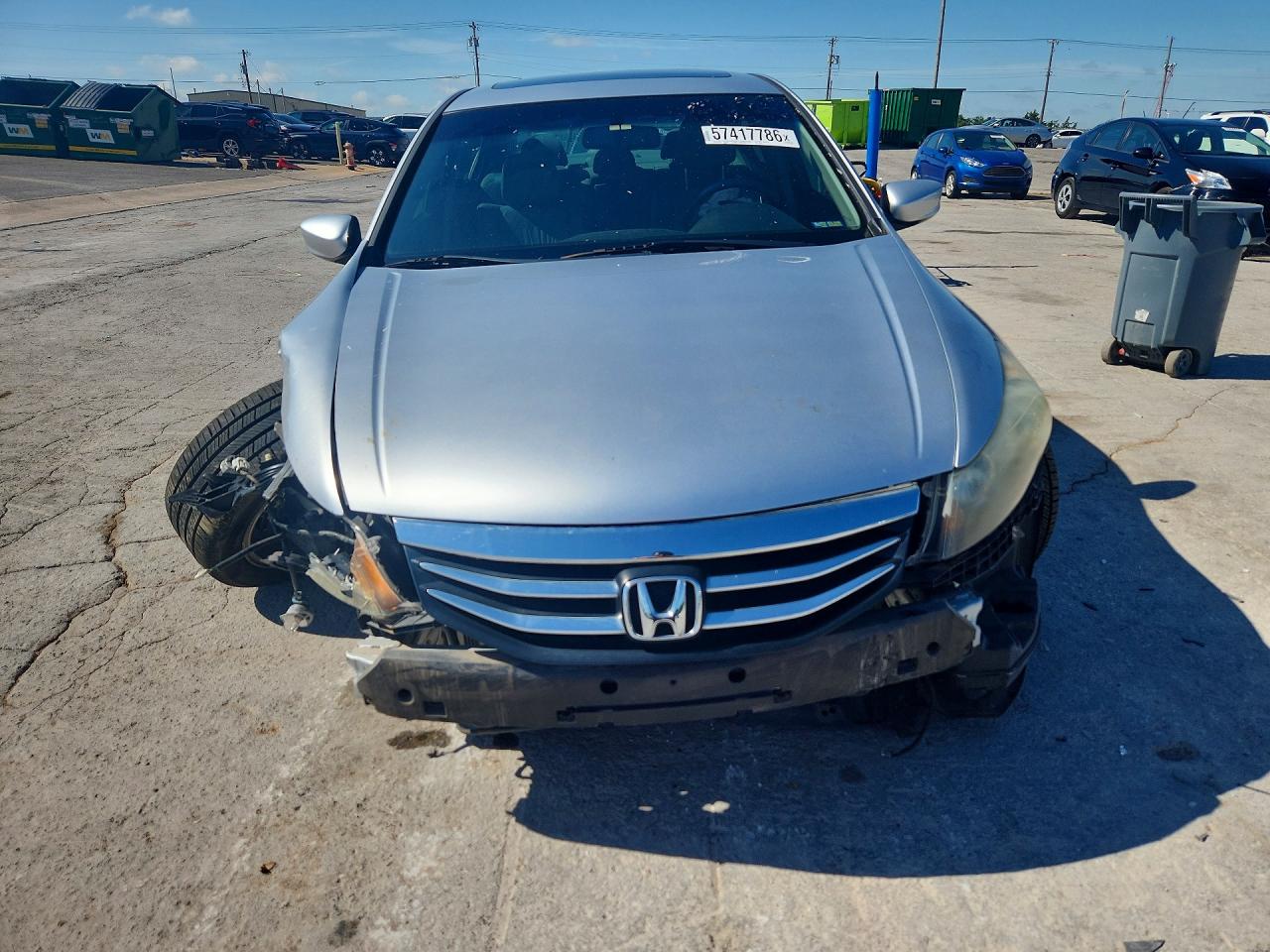 2012 Honda Accord Exl Silver vin: 1HGCP3F81CA005652