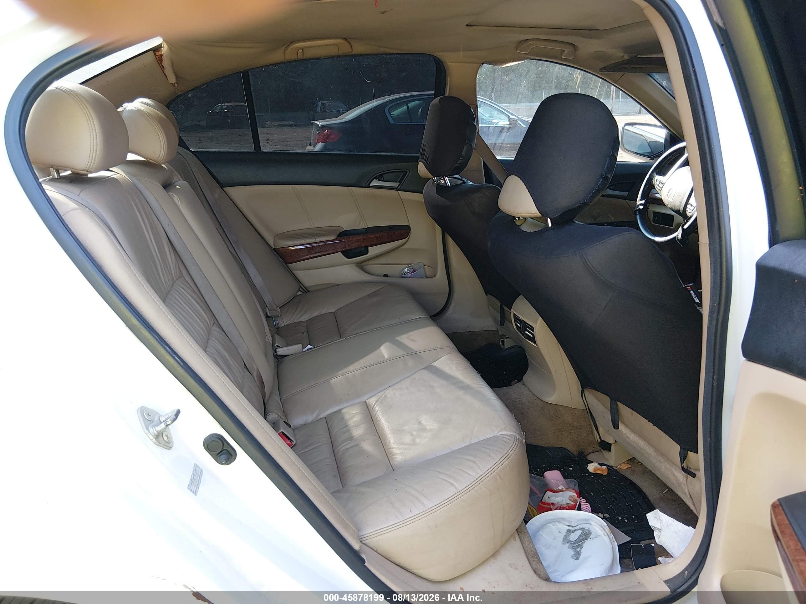 2012 Honda Accord 3.5 Ex-l White vin: 1HGCP3F81CA007238