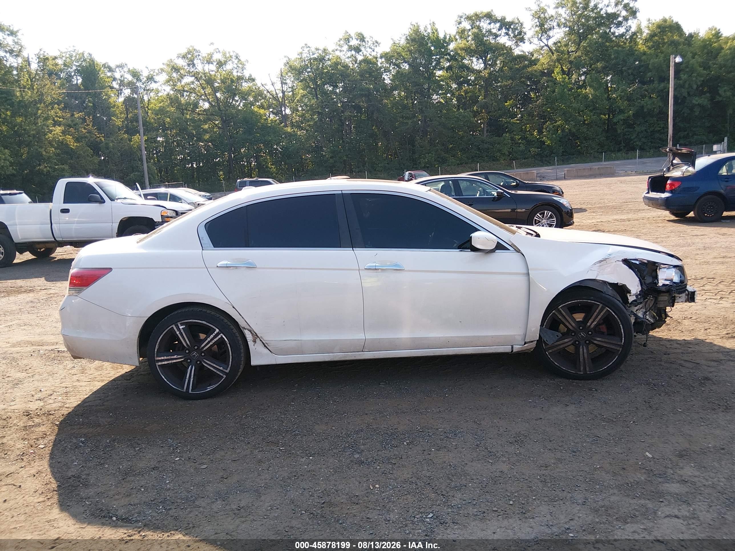 2012 Honda Accord 3.5 Ex-l White vin: 1HGCP3F81CA007238