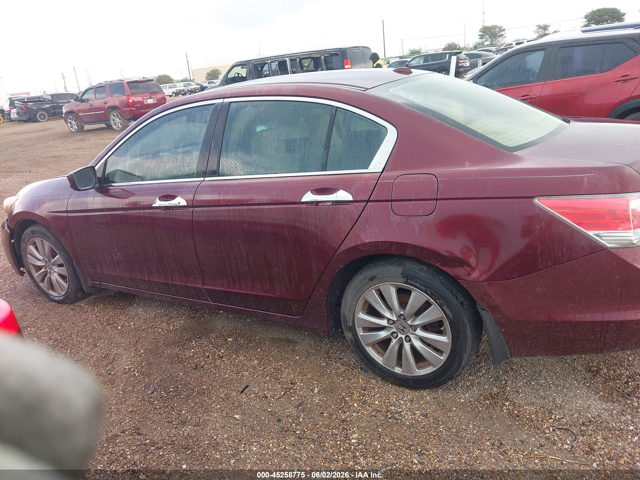 2012 Honda Accord 3.5 Ex-l Maroon vin: 1HGCP3F81CA013783