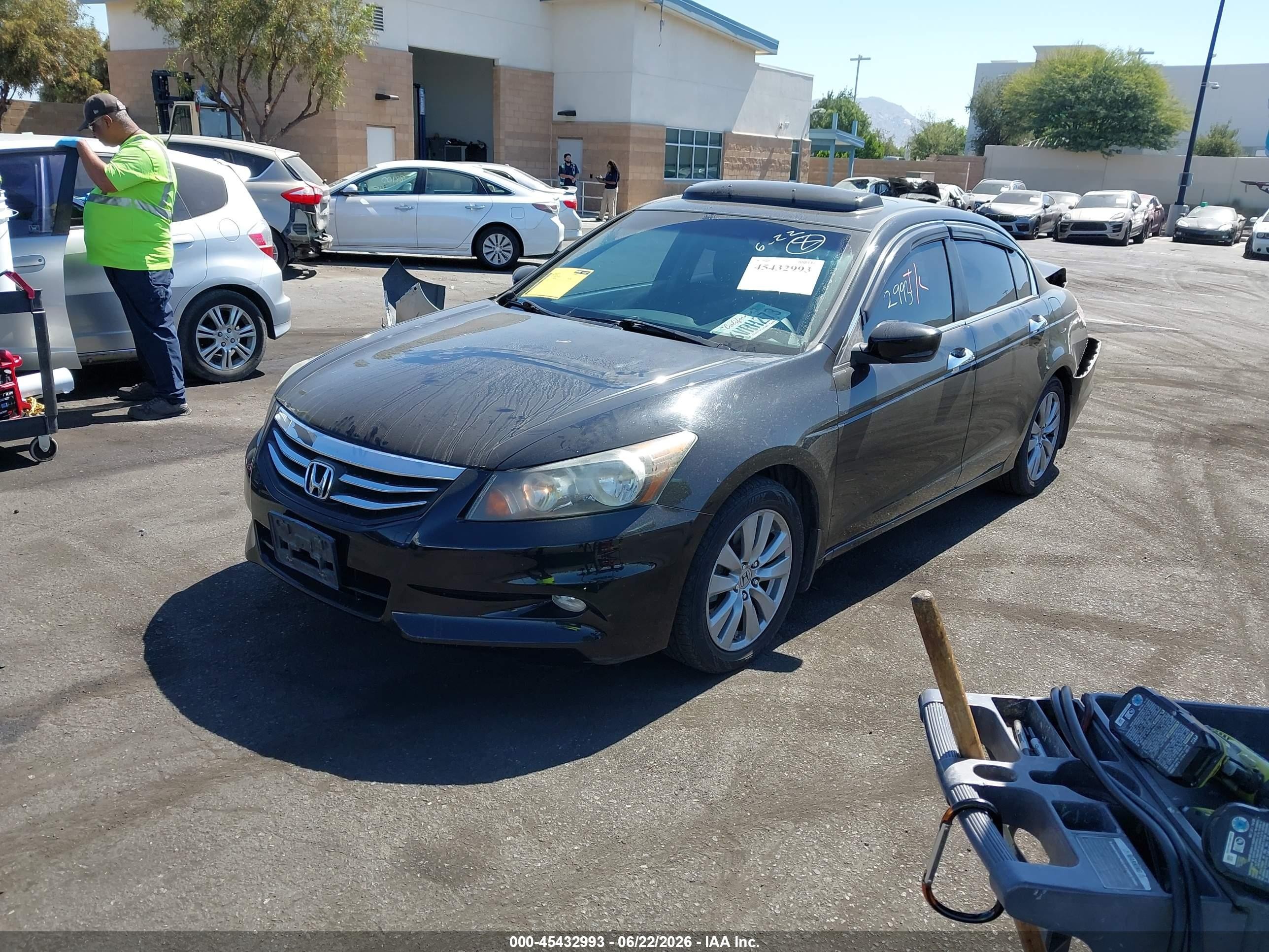 2012 Honda Accord 3.5 Ex-l Black vin: 1HGCP3F81CA024248