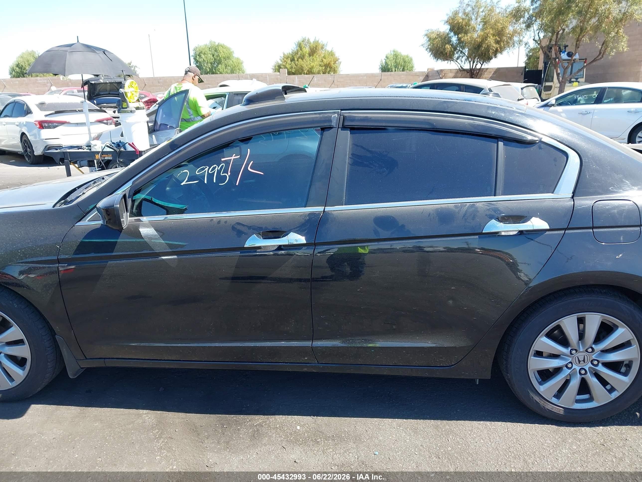 2012 Honda Accord 3.5 Ex-l Black vin: 1HGCP3F81CA024248