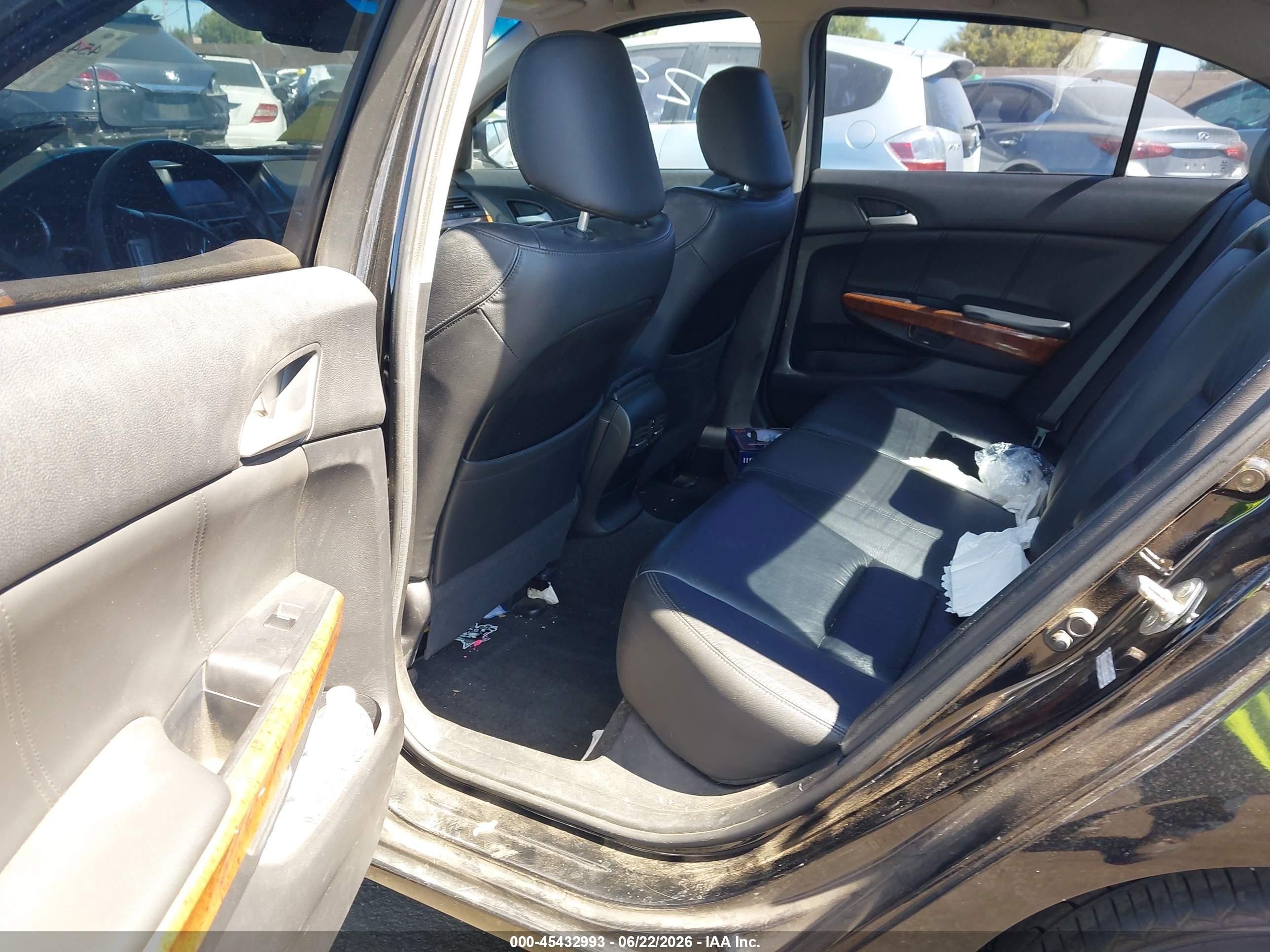 2012 Honda Accord 3.5 Ex-l Black vin: 1HGCP3F81CA024248