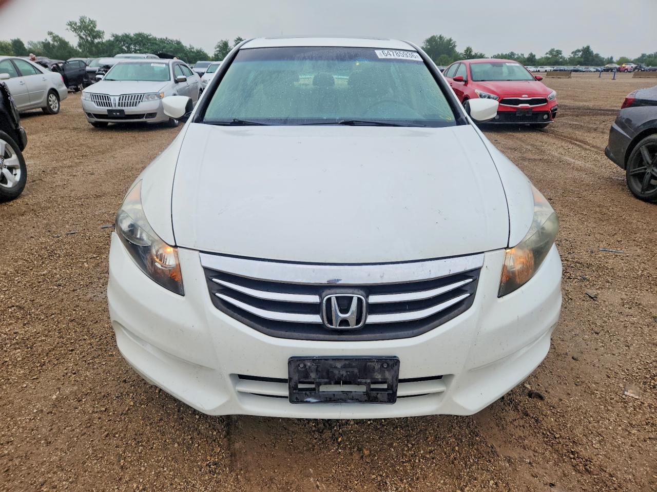 2012 Honda Accord Exl White vin: 1HGCP3F81CA030972