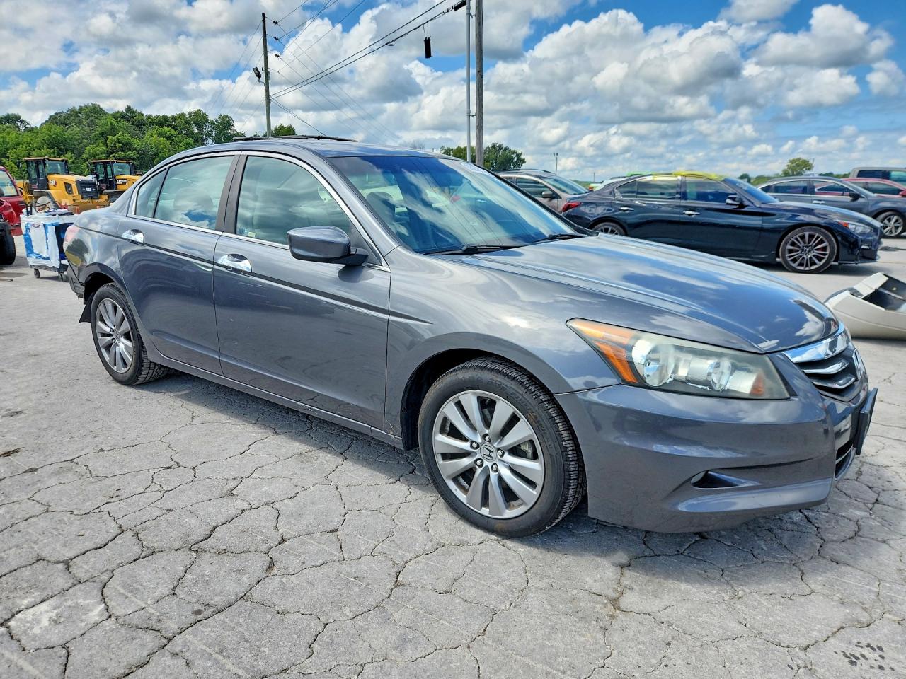 2012 Honda Accord Exl Серый vin: 1HGCP3F81CA032432