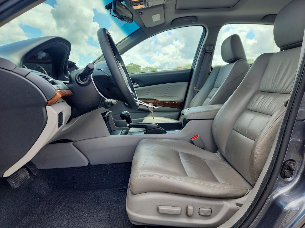 2012 Honda Accord Exl Серый vin: 1HGCP3F81CA032432