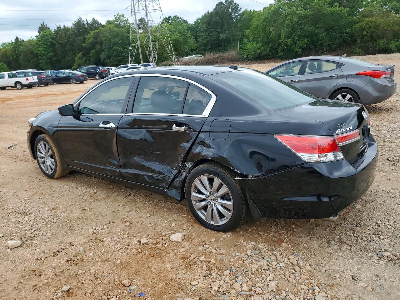2012 Honda Accord Exl Black vin: 1HGCP3F81CA034858