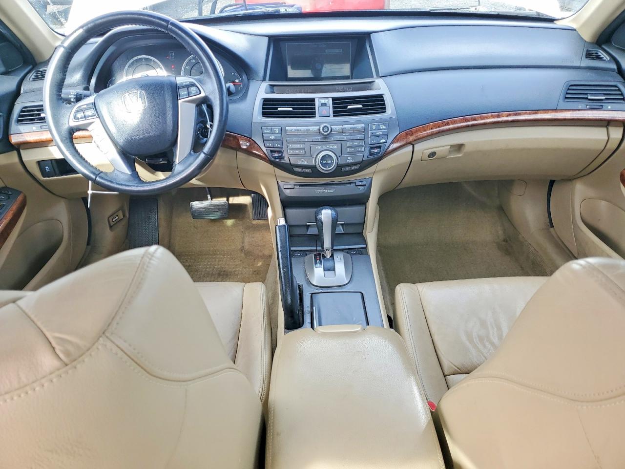 2012 Honda Accord Exl White vin: 1HGCP3F81CA038070