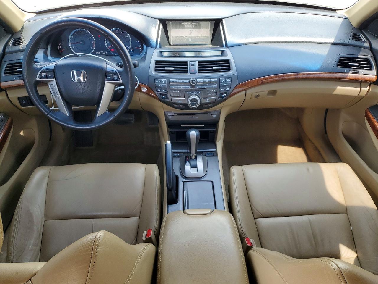 2012 Honda Accord Exl White vin: 1HGCP3F81CA038070