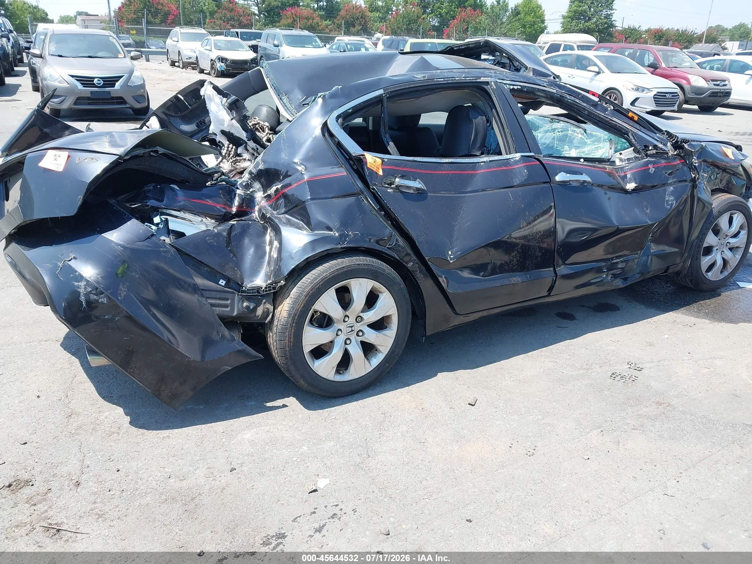 2010 Honda Accord 3.5 Ex-l Черный vin: 1HGCP3F82AA008816