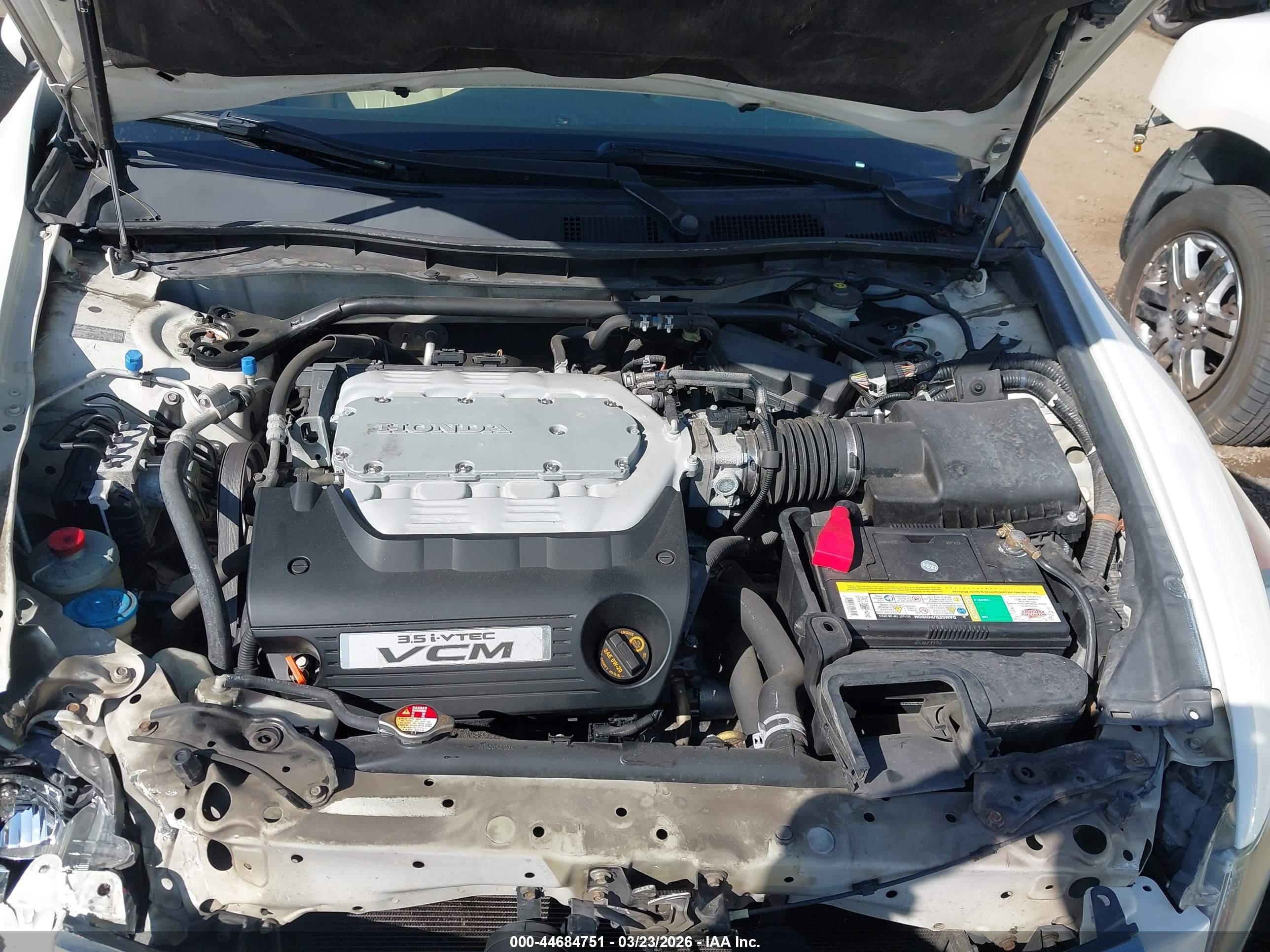 2011 Honda Accord 3.5 Ex-l White vin: 1HGCP3F82BA006324