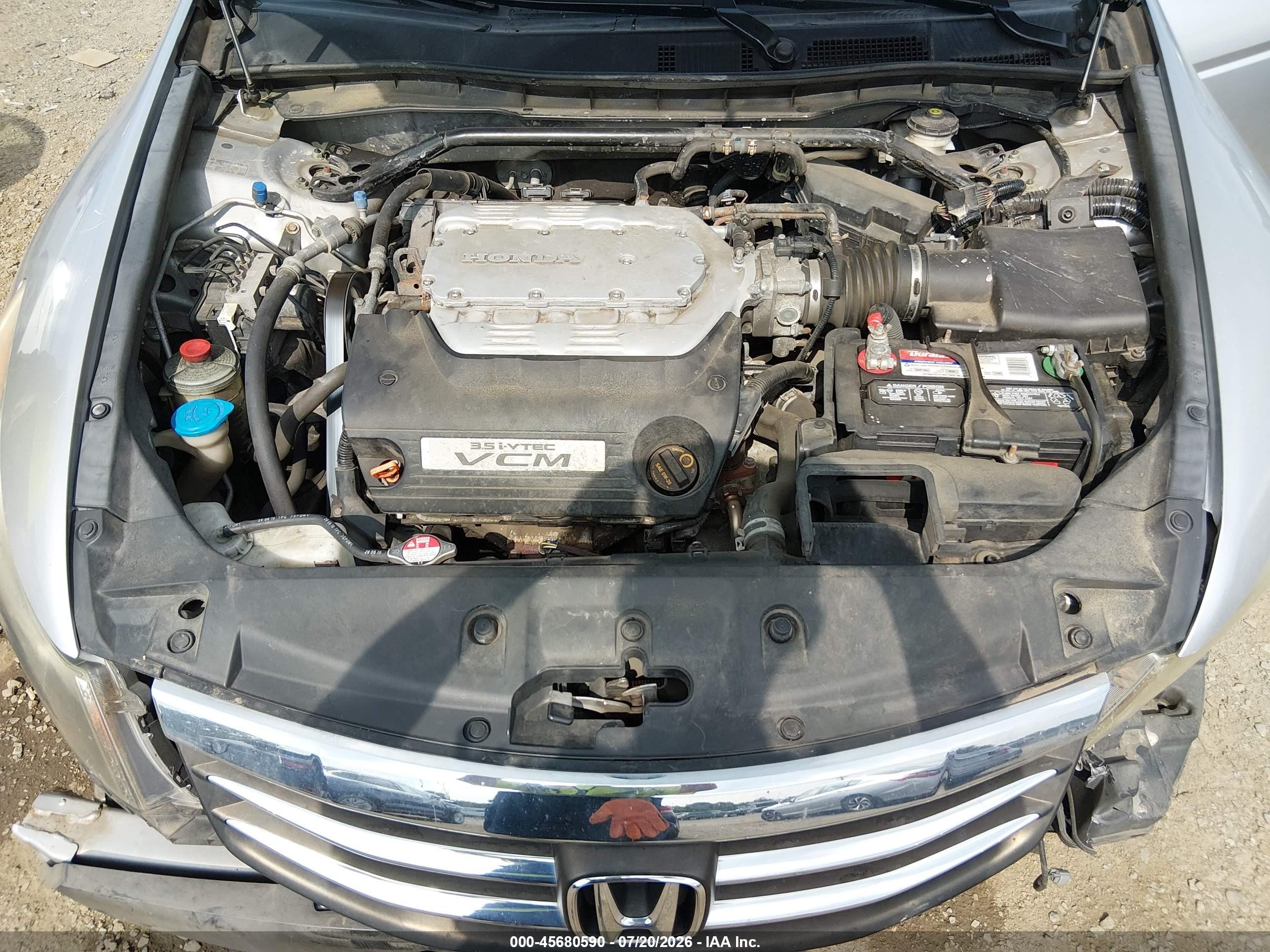 2011 Honda Accord 3.5 Ex-l Silver vin: 1HGCP3F82BA010633