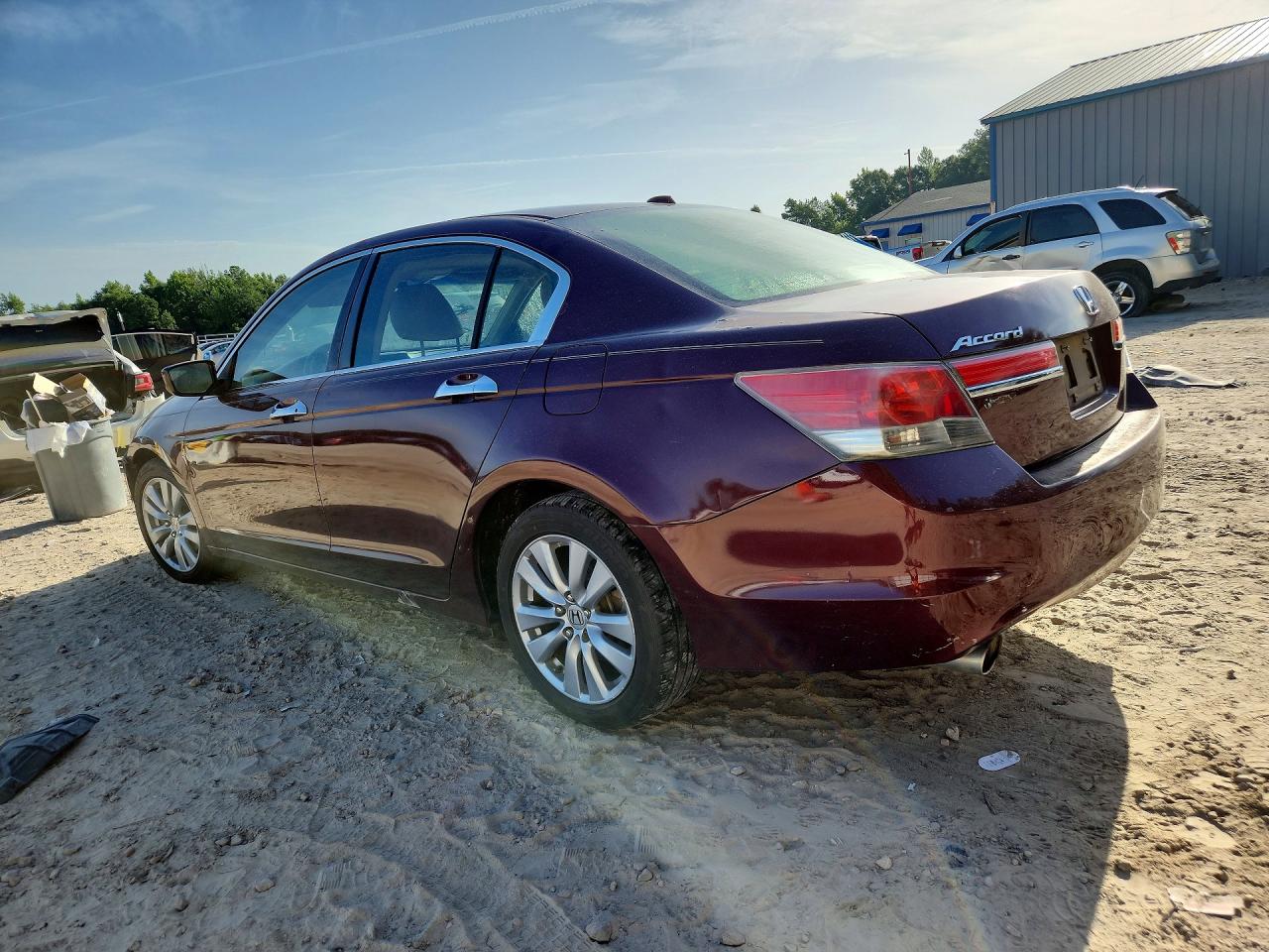 2011 Honda Accord Exl Burgundy vin: 1HGCP3F82BA015346